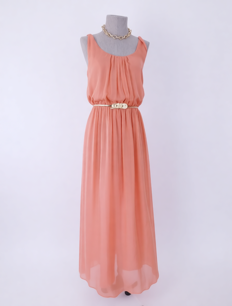 Kleid MASSIMO DUTTI Maxi Fiesta 100%Seda