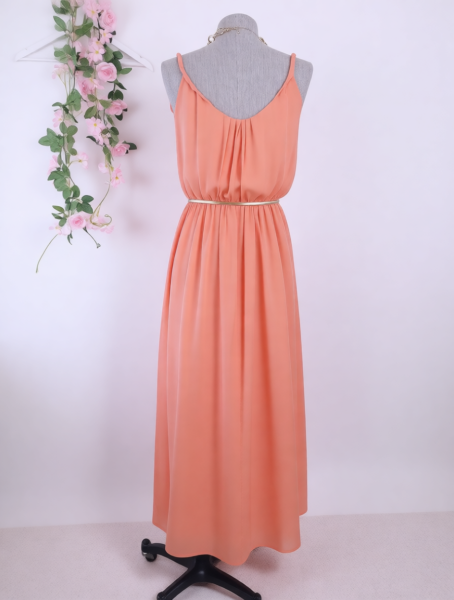 Kleid MASSIMO DUTTI Maxi Fiesta 100%Seda
