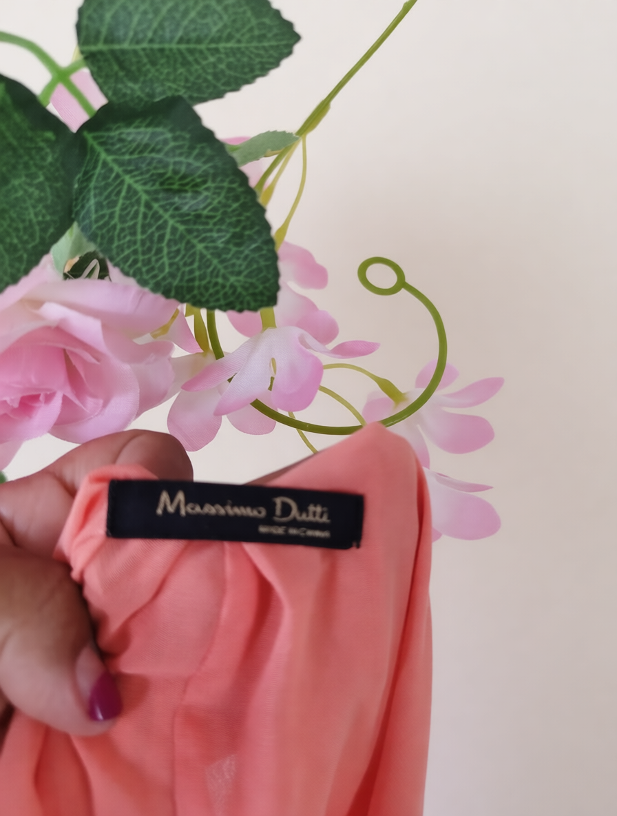 Kleid MASSIMO DUTTI Maxi Fiesta 100%Seda