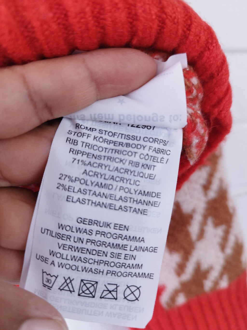 Jersey HAMPTON BAYS Punto Pata de Gallo im Vichy-Stil