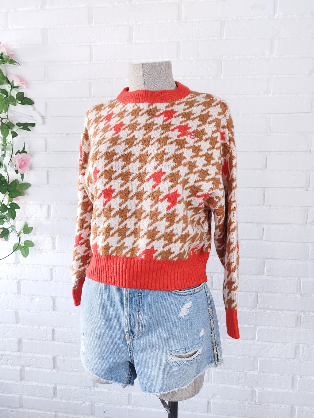 Jersey HAMPTON BAYS Punto Pata de Gallo im Vichy-Stil