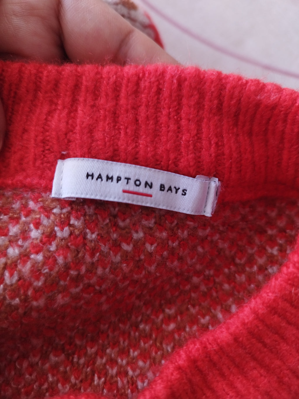 Jersey HAMPTON BAYS Punto Pata de Gallo im Vichy-Stil