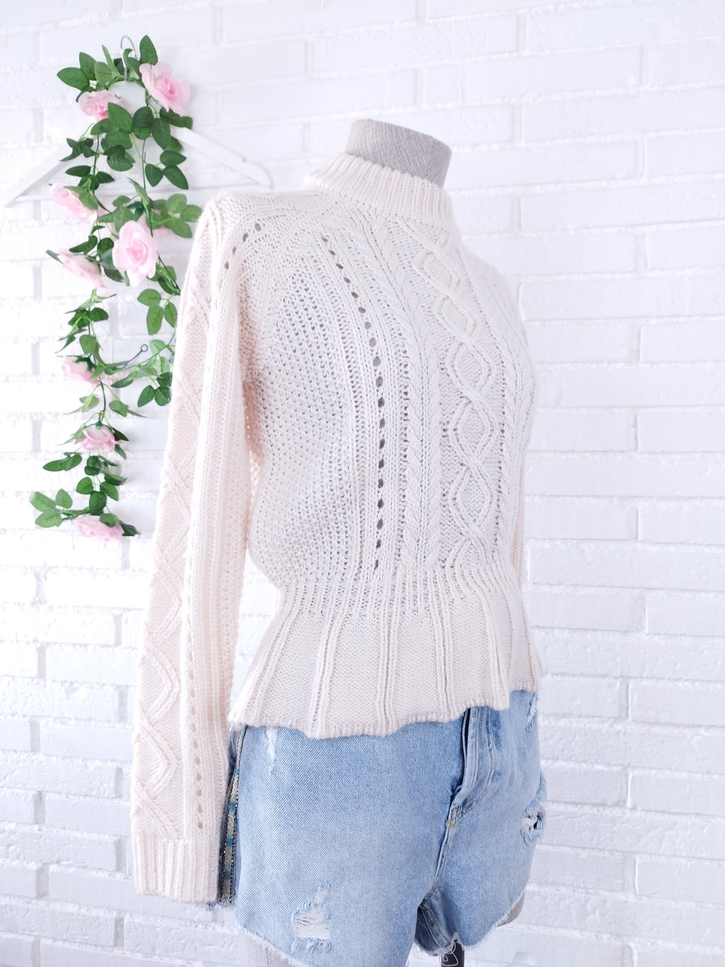 Jersey SCOTCH &amp; SODA Punto Trenzado Jacquard Lana Alpaca