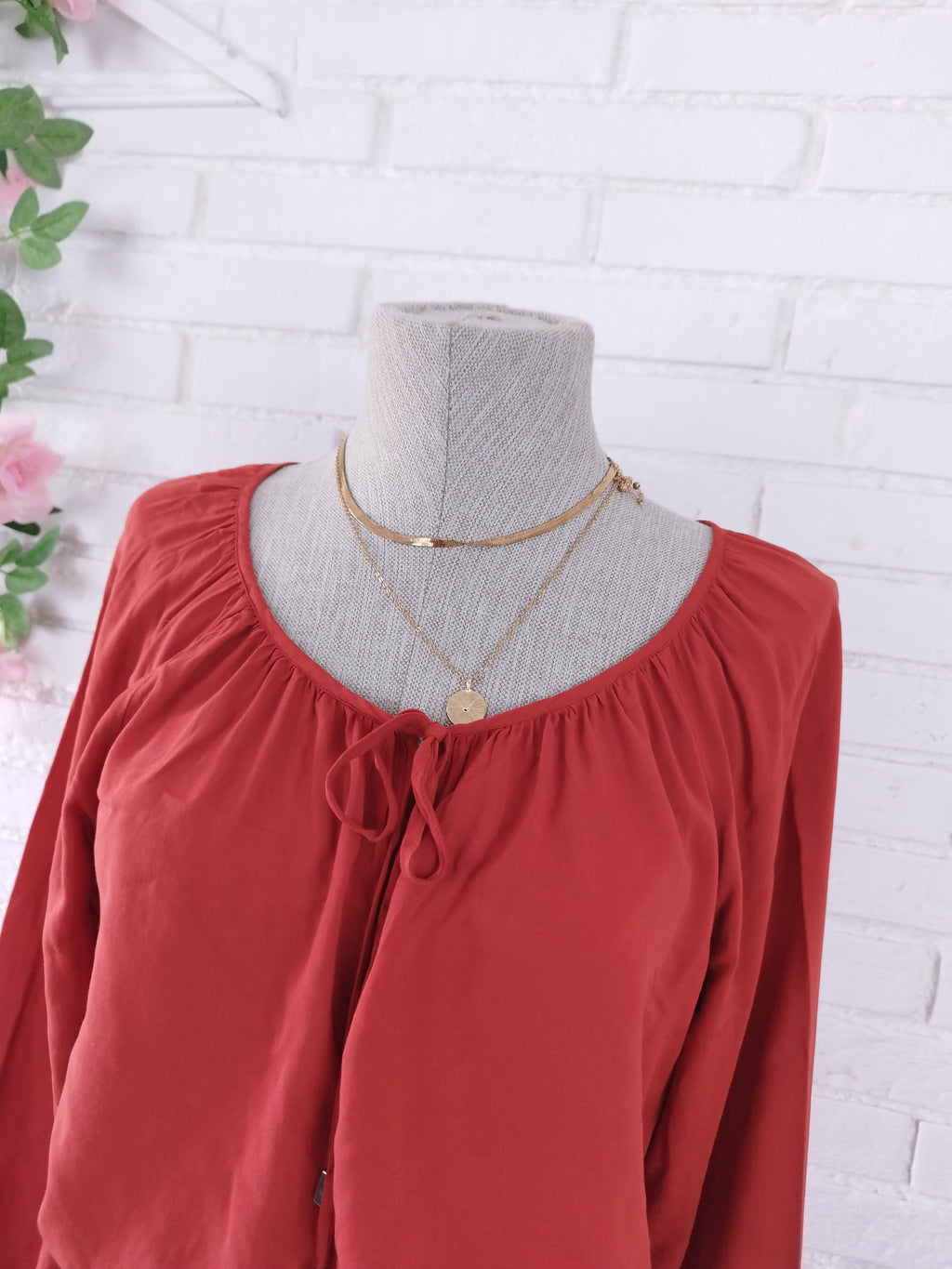 Blusa HALLHUBER Fluida mangas largas