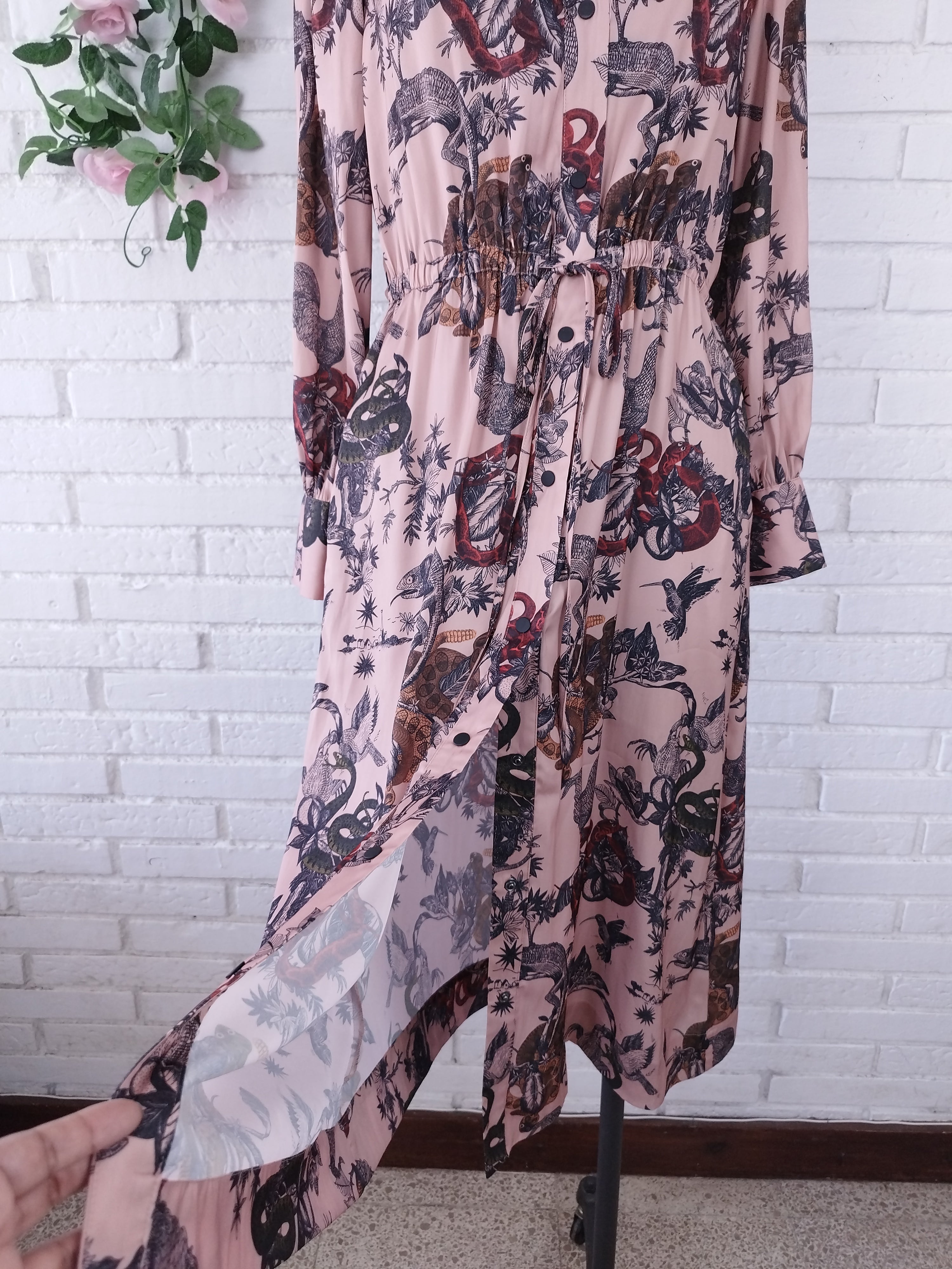 Vestido SCOTCH &amp; SODA Midi Camisero Floral