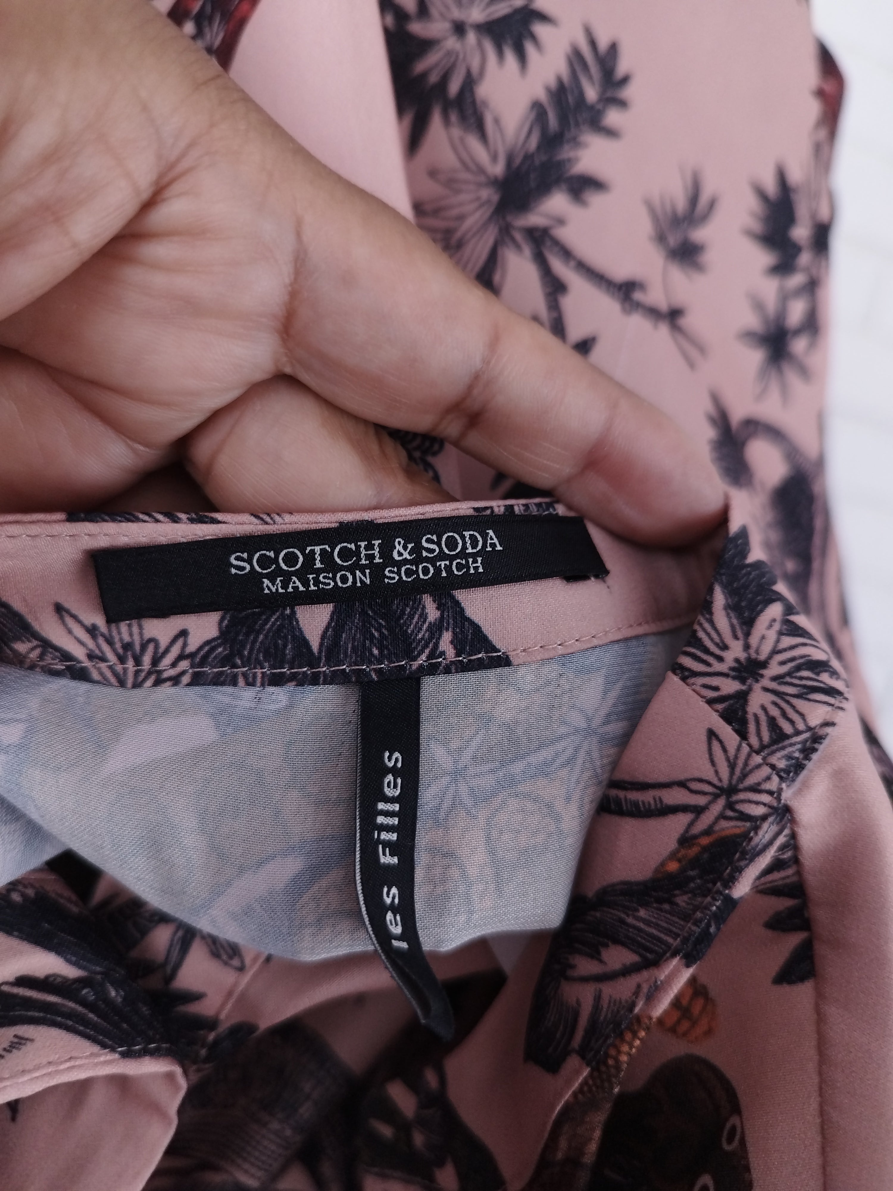 Vestido SCOTCH &amp; SODA Midi Camisero Floral