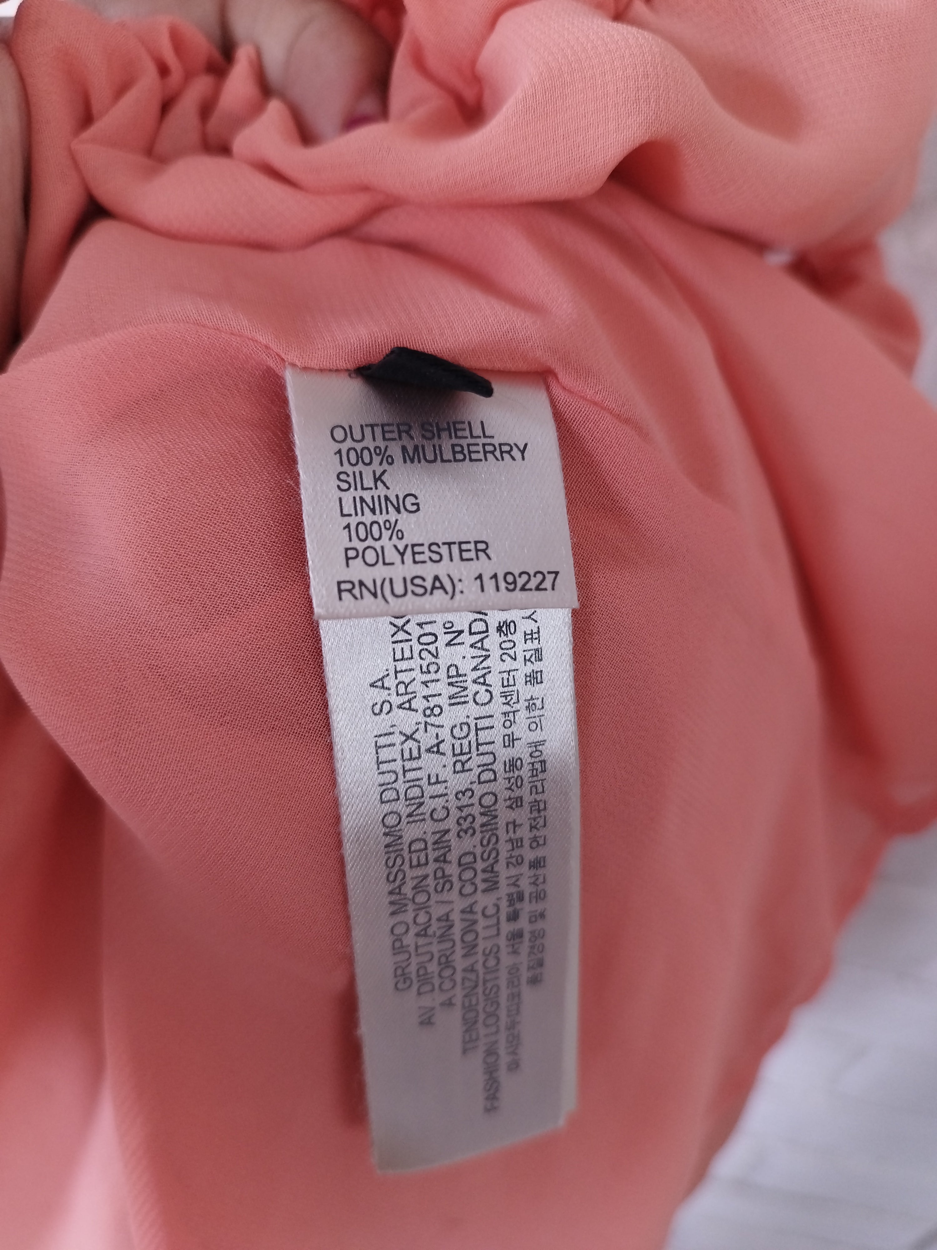 Kleid MASSIMO DUTTI Maxi Fiesta 100%Seda