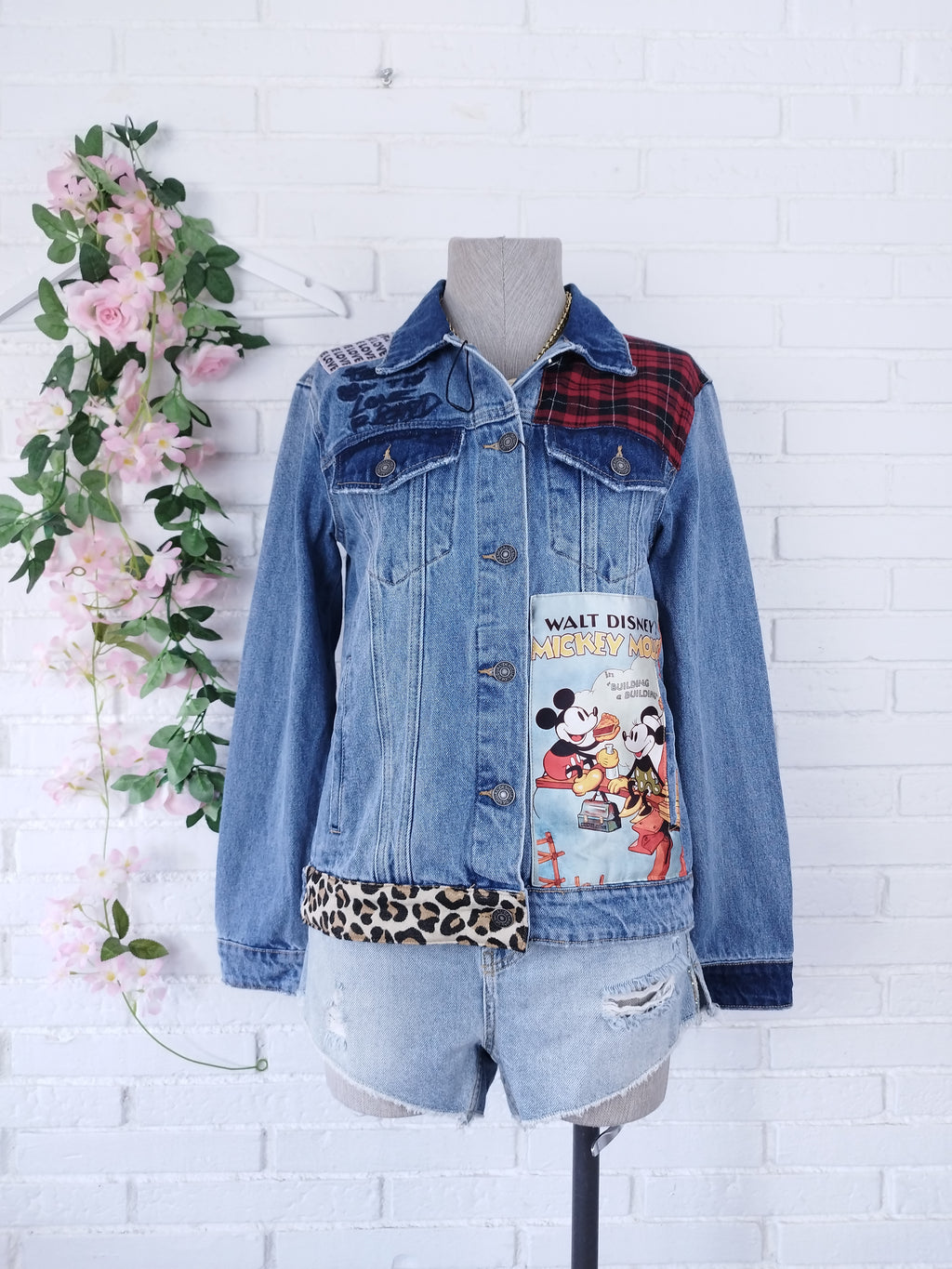 Jacke DESIGUAL Vaquera Azul Mickey Mouse
