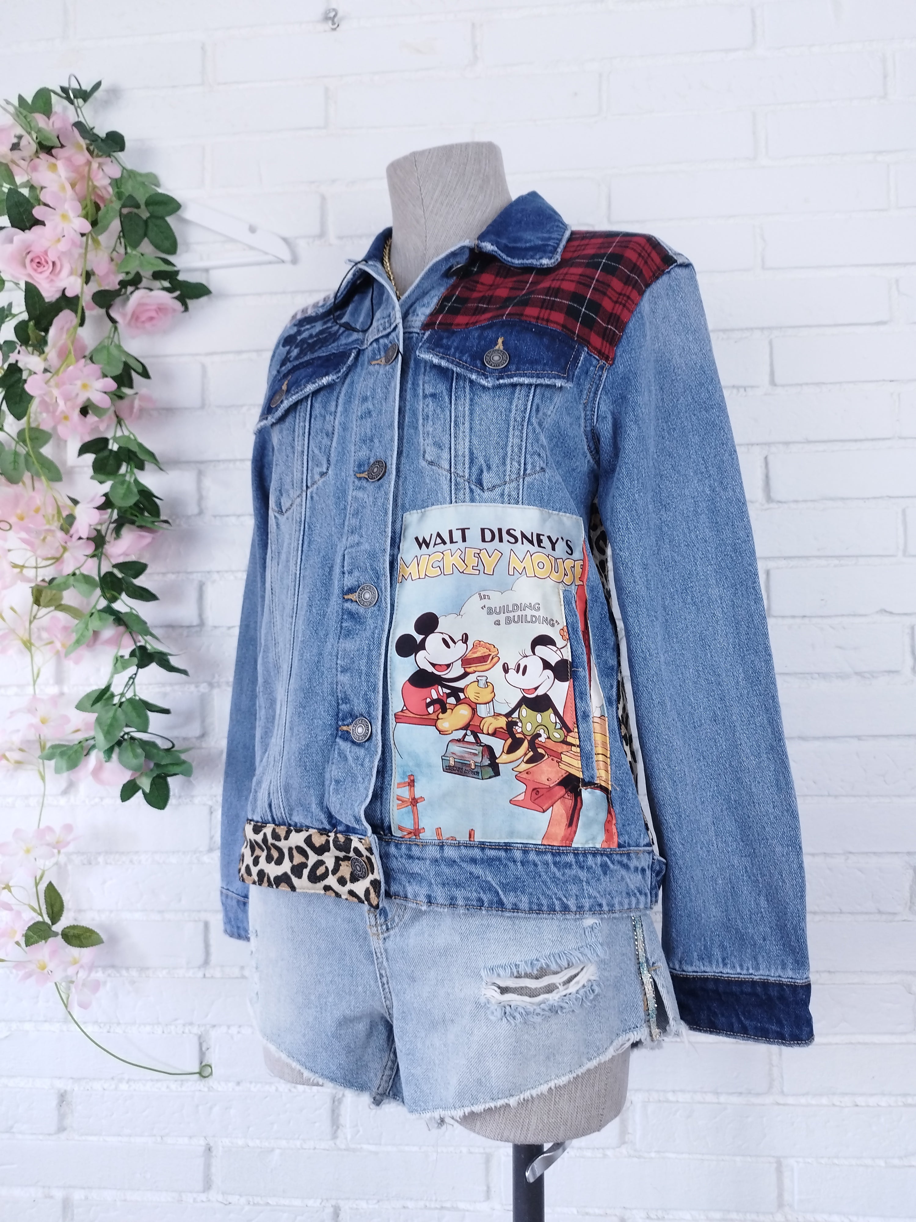 Jacke DESIGUAL Vaquera Azul Mickey Mouse