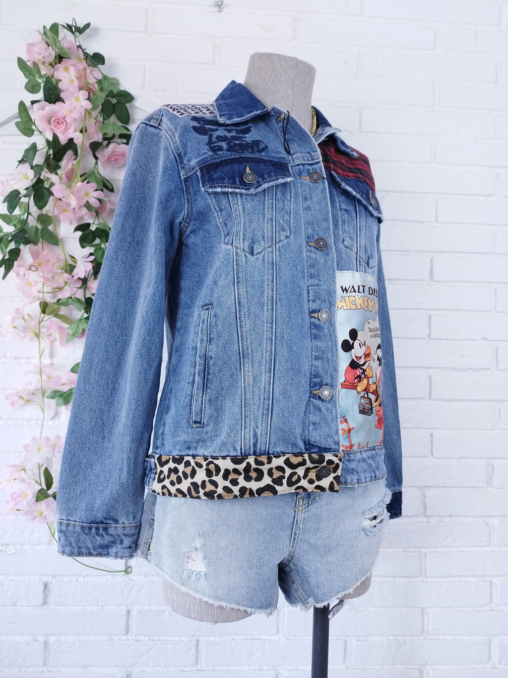 Jacke DESIGUAL Vaquera Azul Mickey Mouse