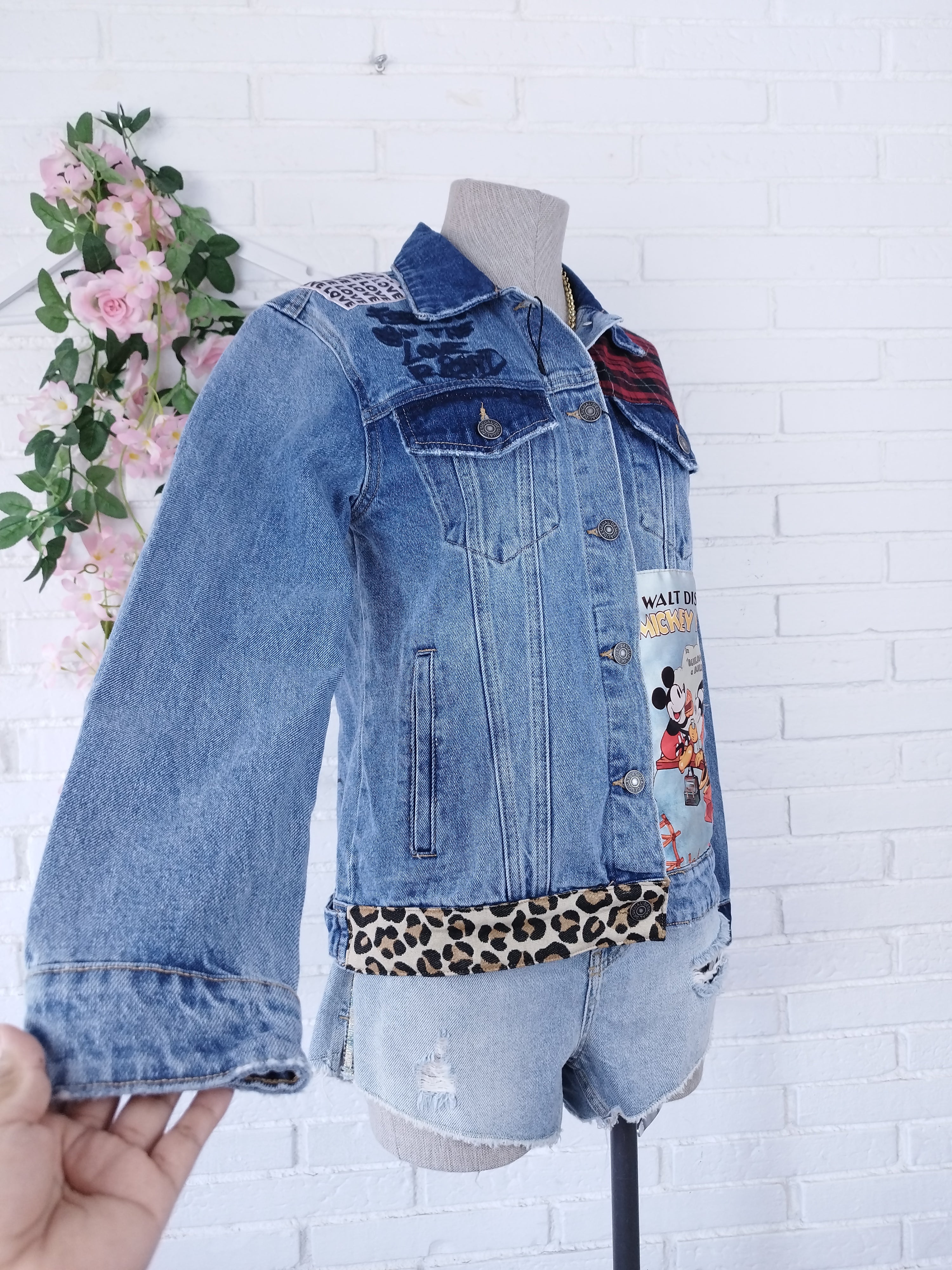 Jacke DESIGUAL Vaquera Azul Mickey Mouse