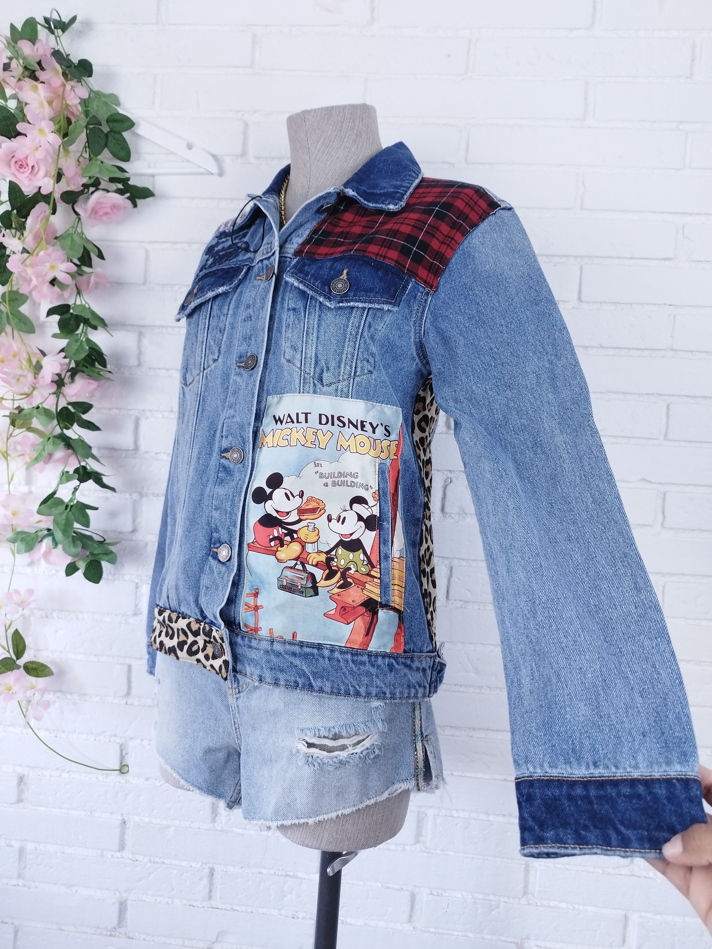 Jacke DESIGUAL Vaquera Azul Mickey Mouse