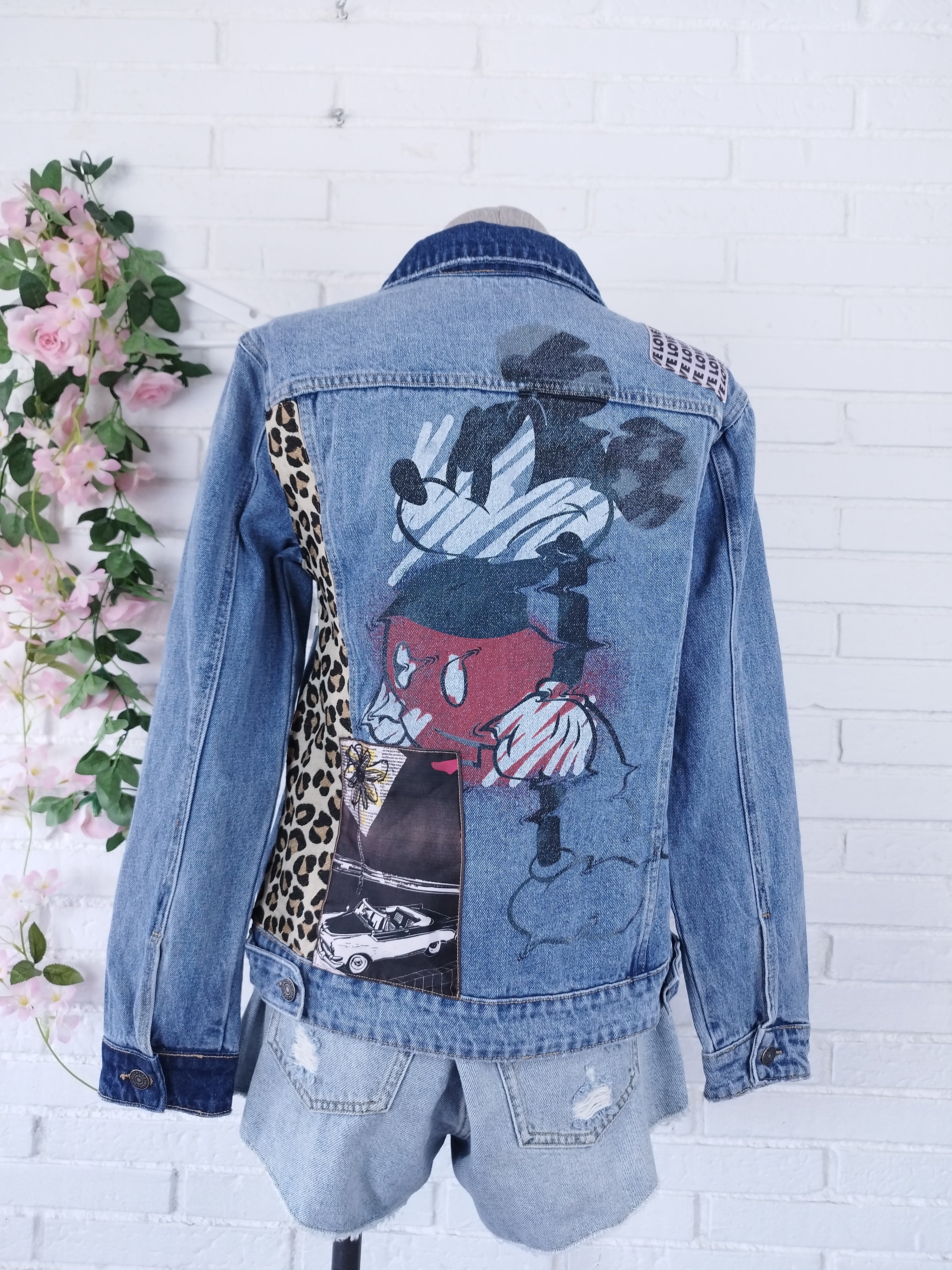 Jacke DESIGUAL Vaquera Azul Mickey Mouse