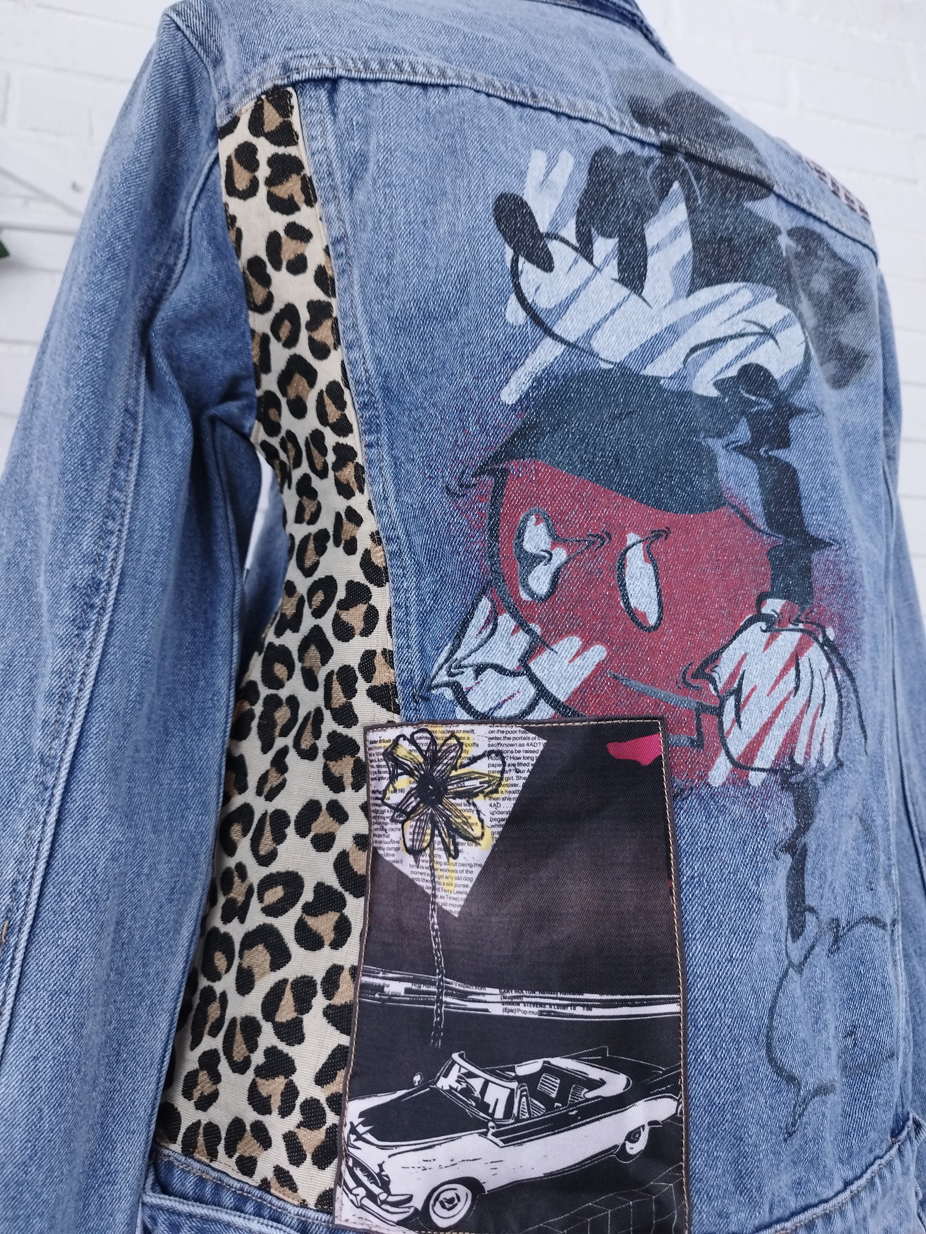 Jacke DESIGUAL Vaquera Azul Mickey Mouse