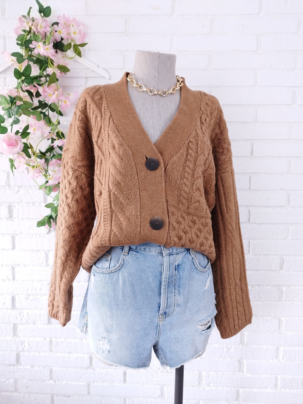 Strickjacke SALSA Oversize Trenzado Grueso