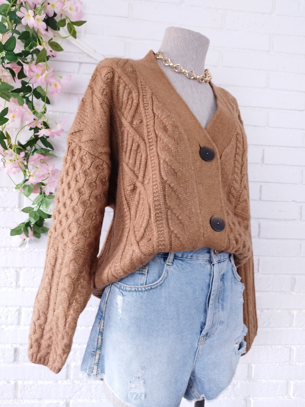 Strickjacke SALSA Oversize Trenzado Grueso