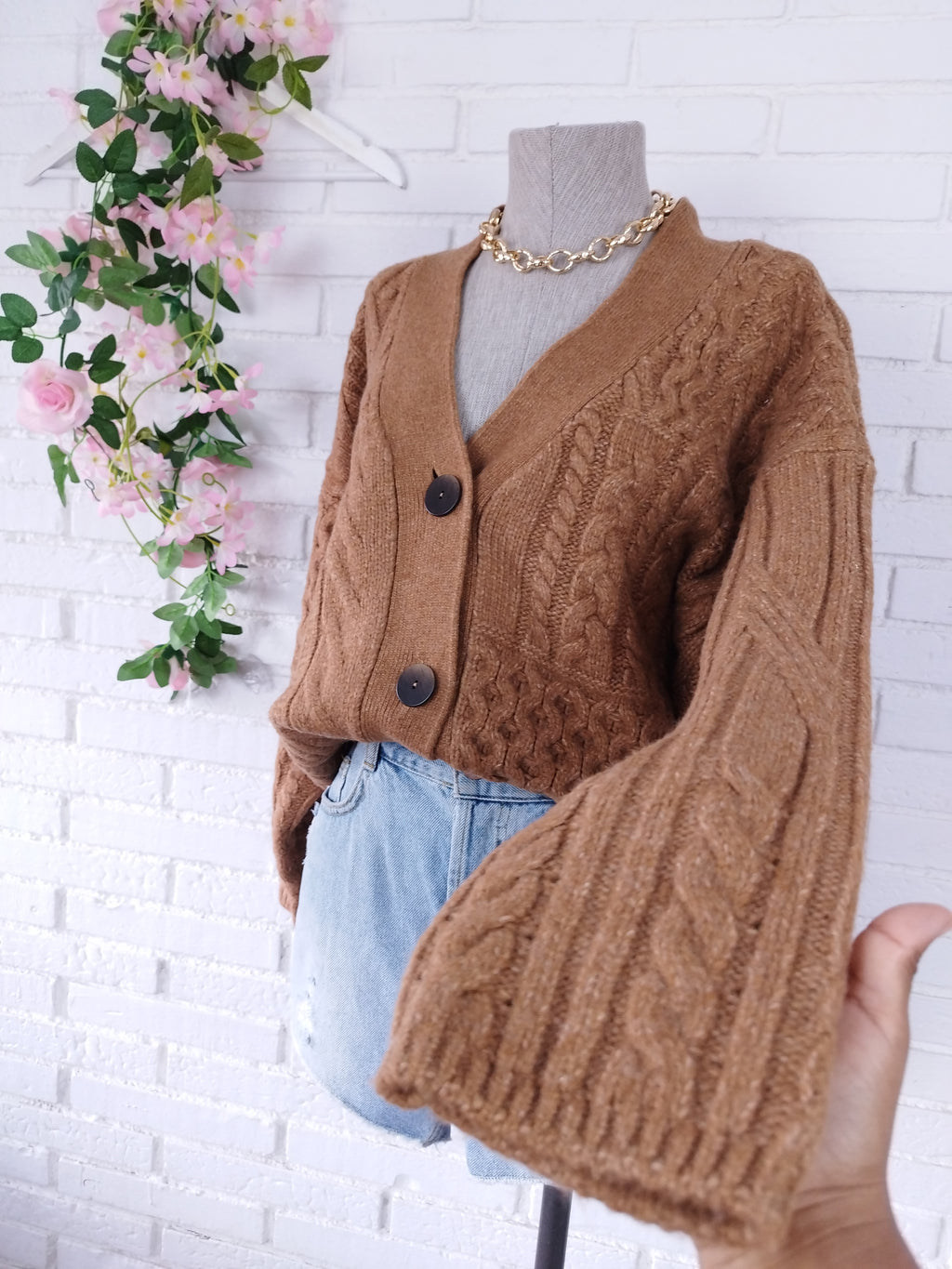 Strickjacke SALSA Oversize Trenzado Grueso