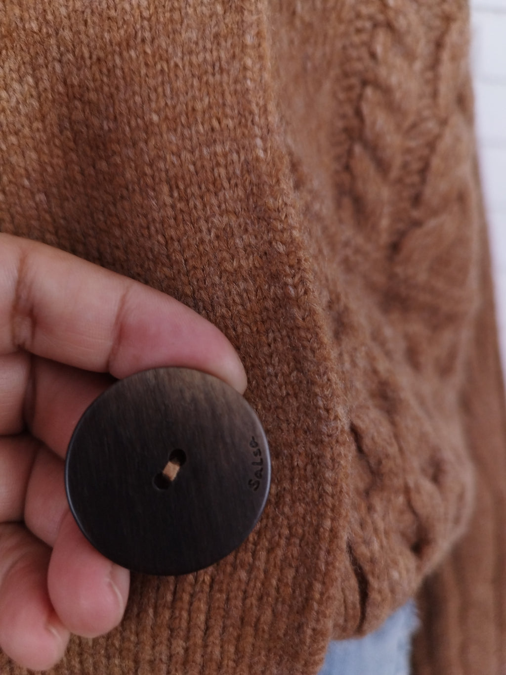 Strickjacke SALSA Oversize Trenzado Grueso