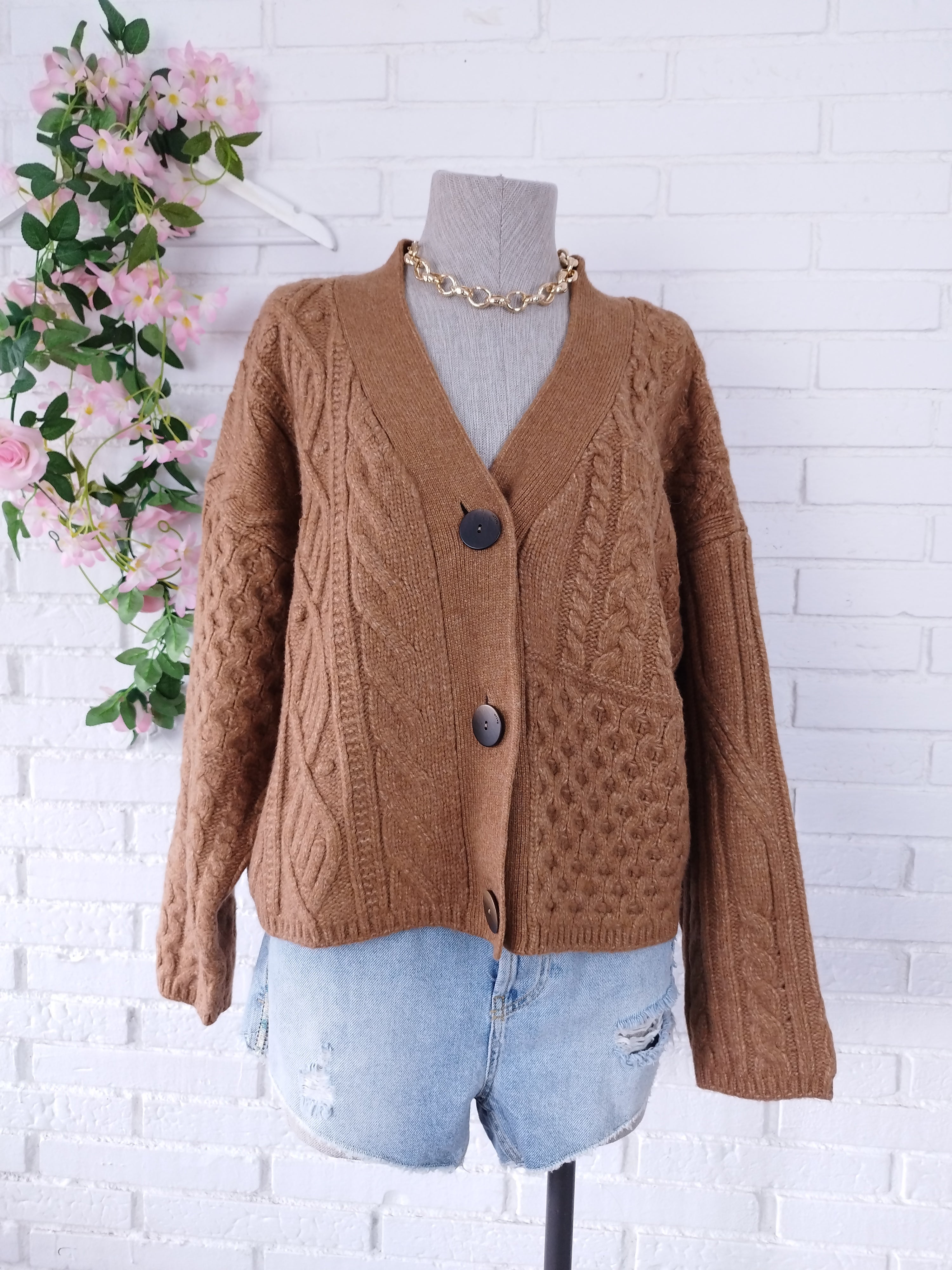 Strickjacke SALSA Oversize Trenzado Grueso