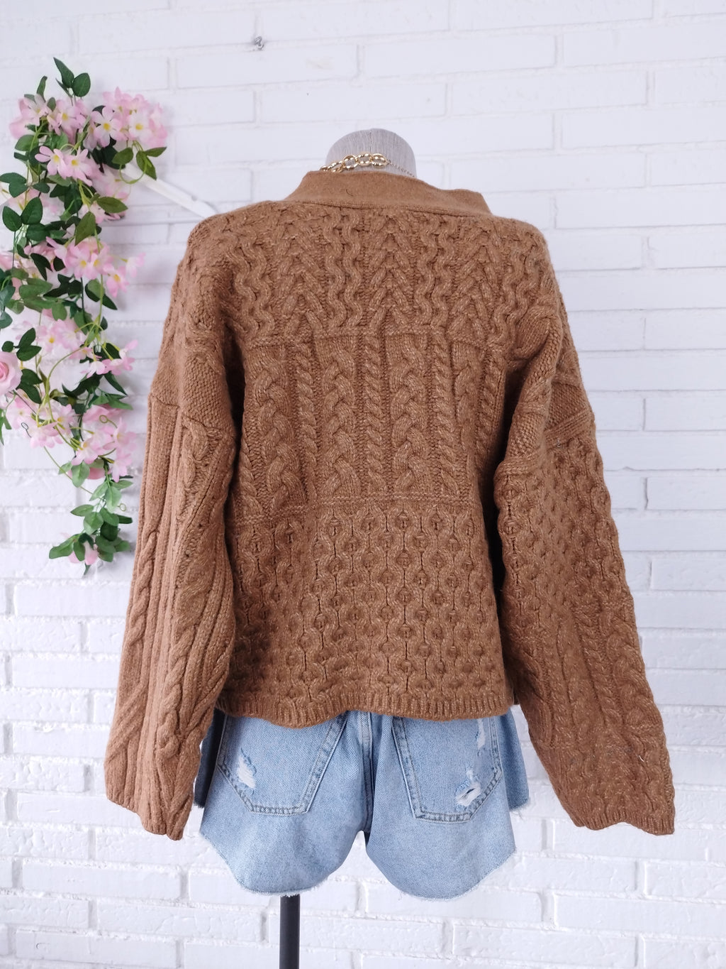 Strickjacke SALSA Oversize Trenzado Grueso