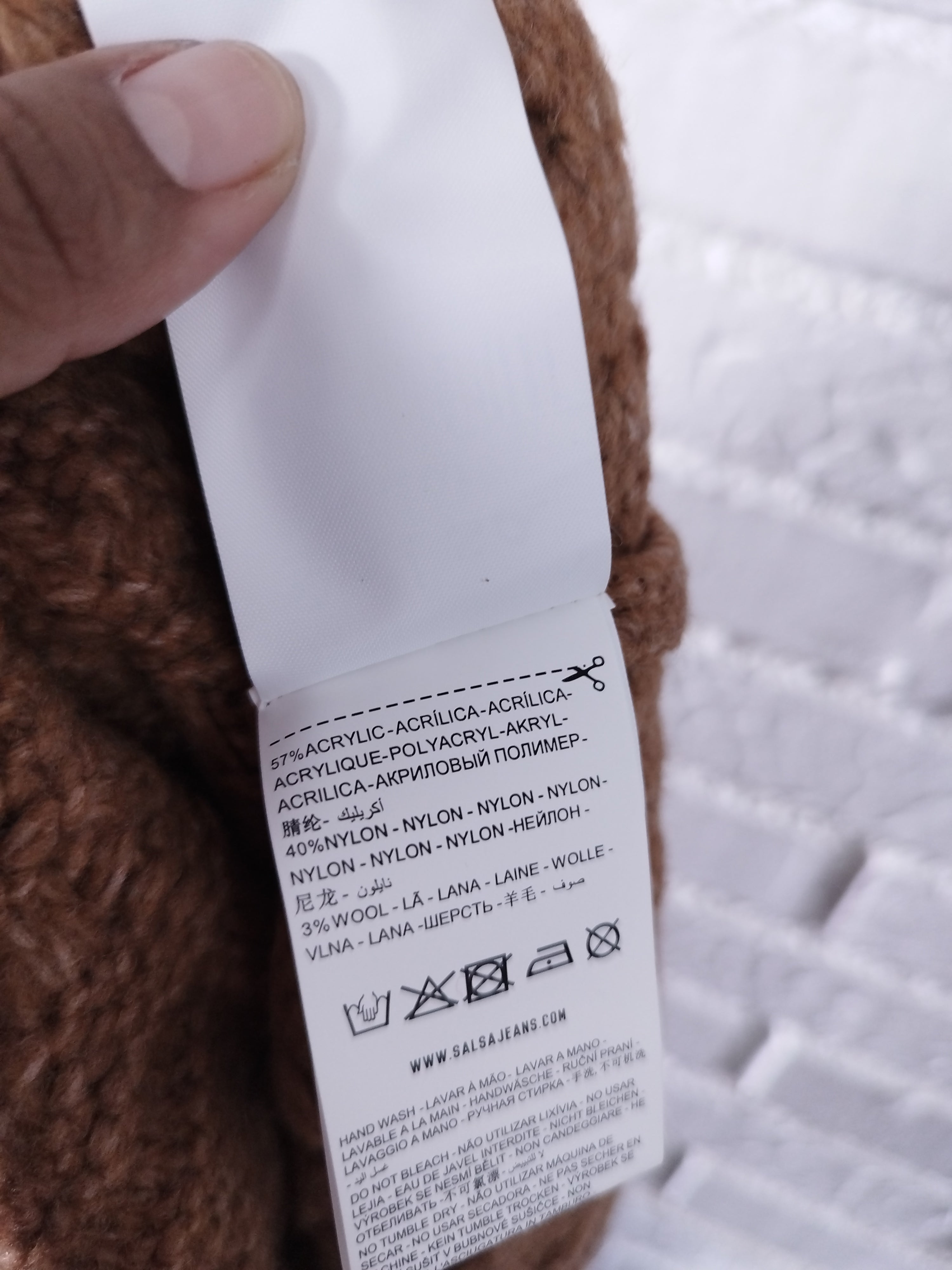 Strickjacke SALSA Oversize Trenzado Grueso