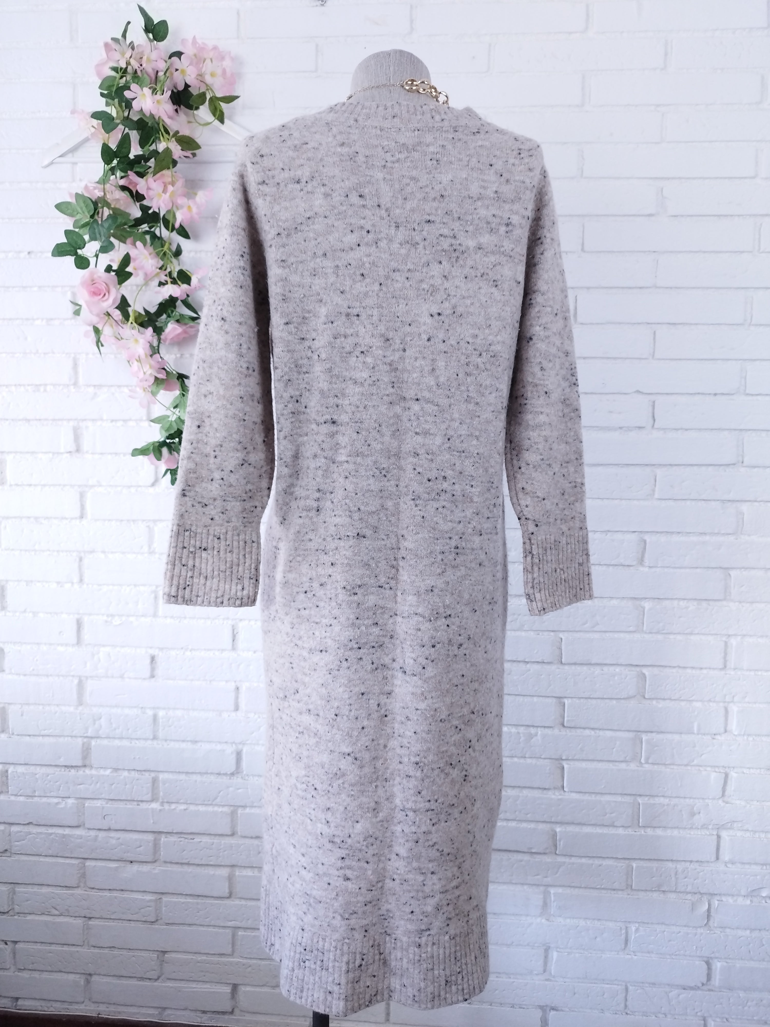 Vestido MASSIMO DUTTI Italy  Invierno Jaspeado Abrigador