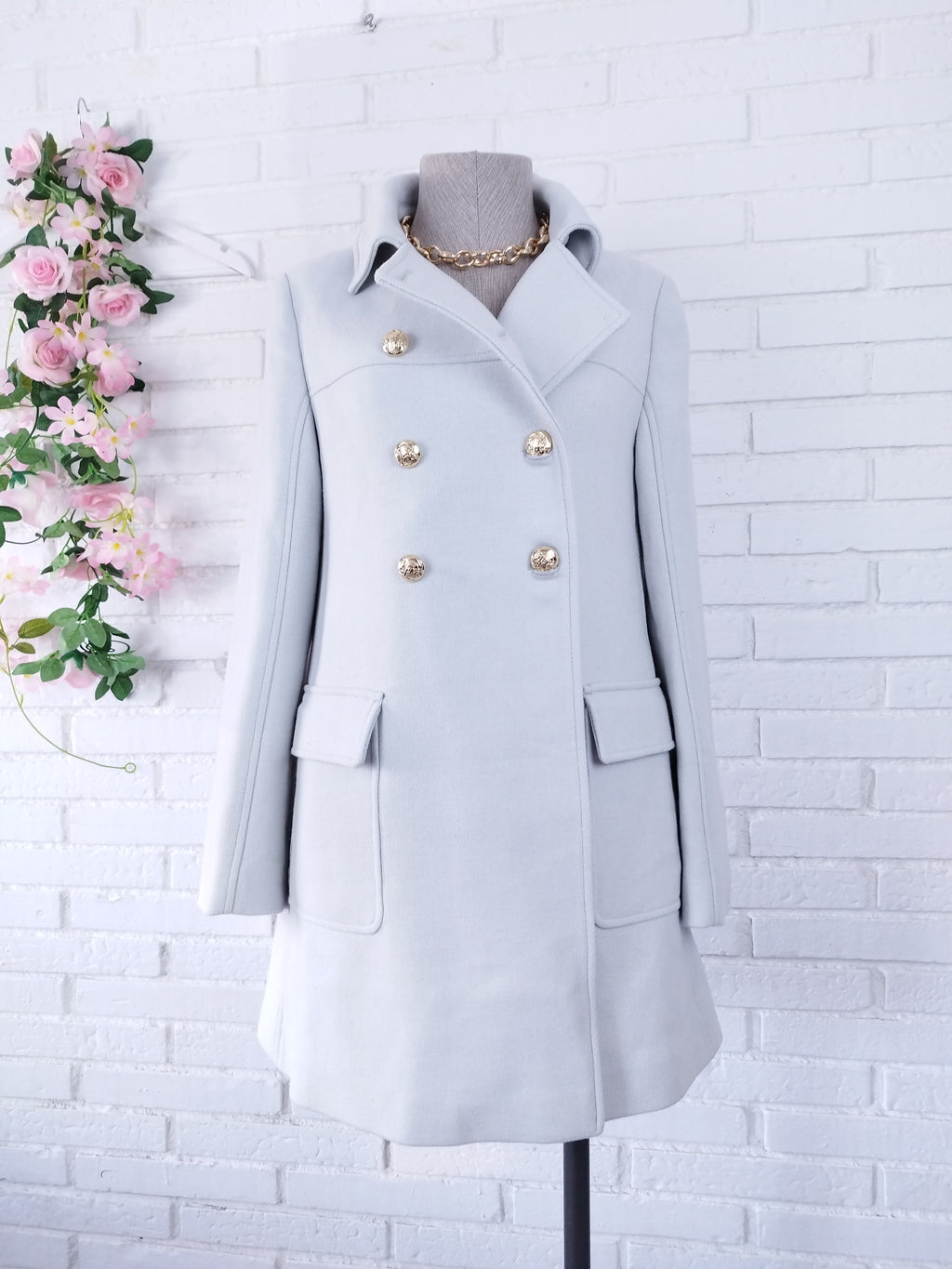 Abrigo Corto ZARA Lana