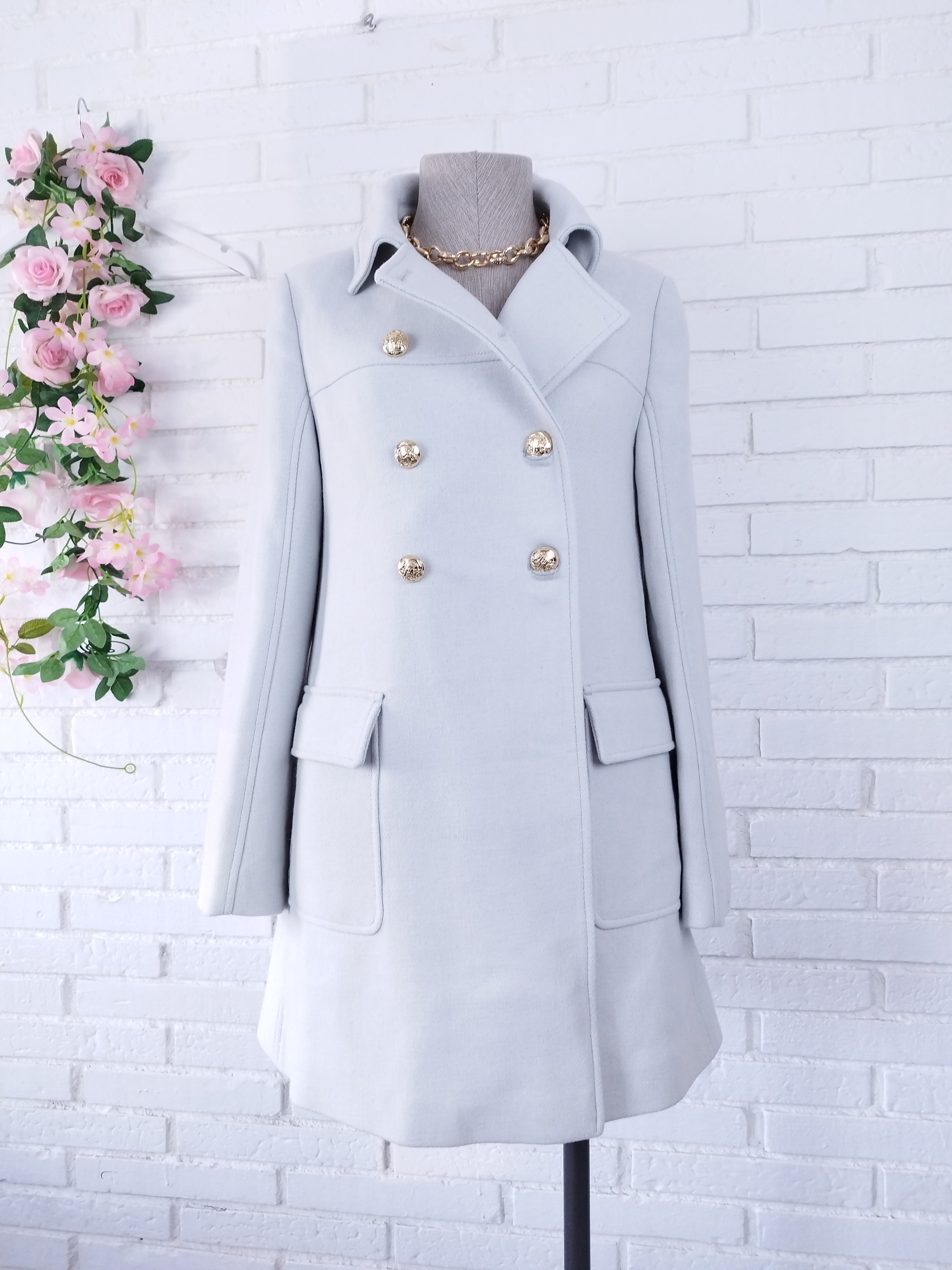 Abrigo Corto ZARA Lana