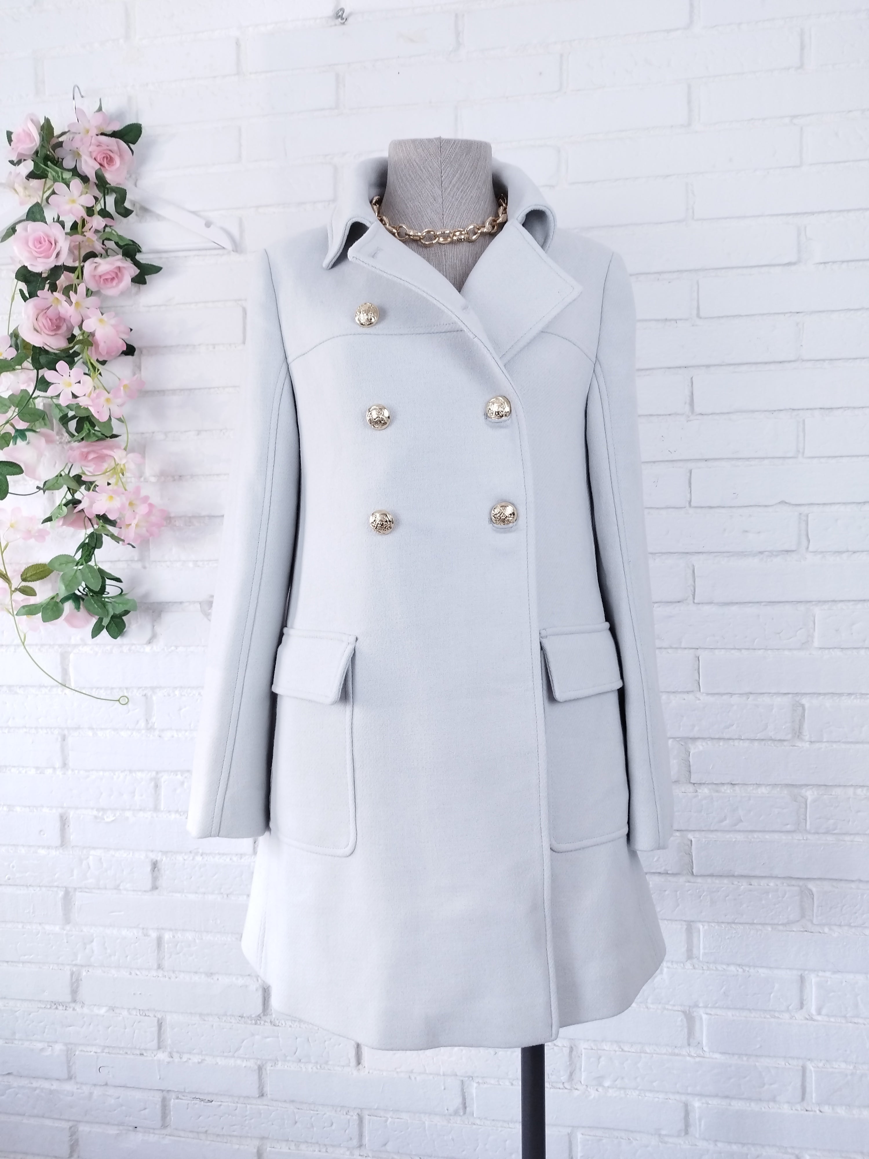 Abrigo Corto ZARA Lana