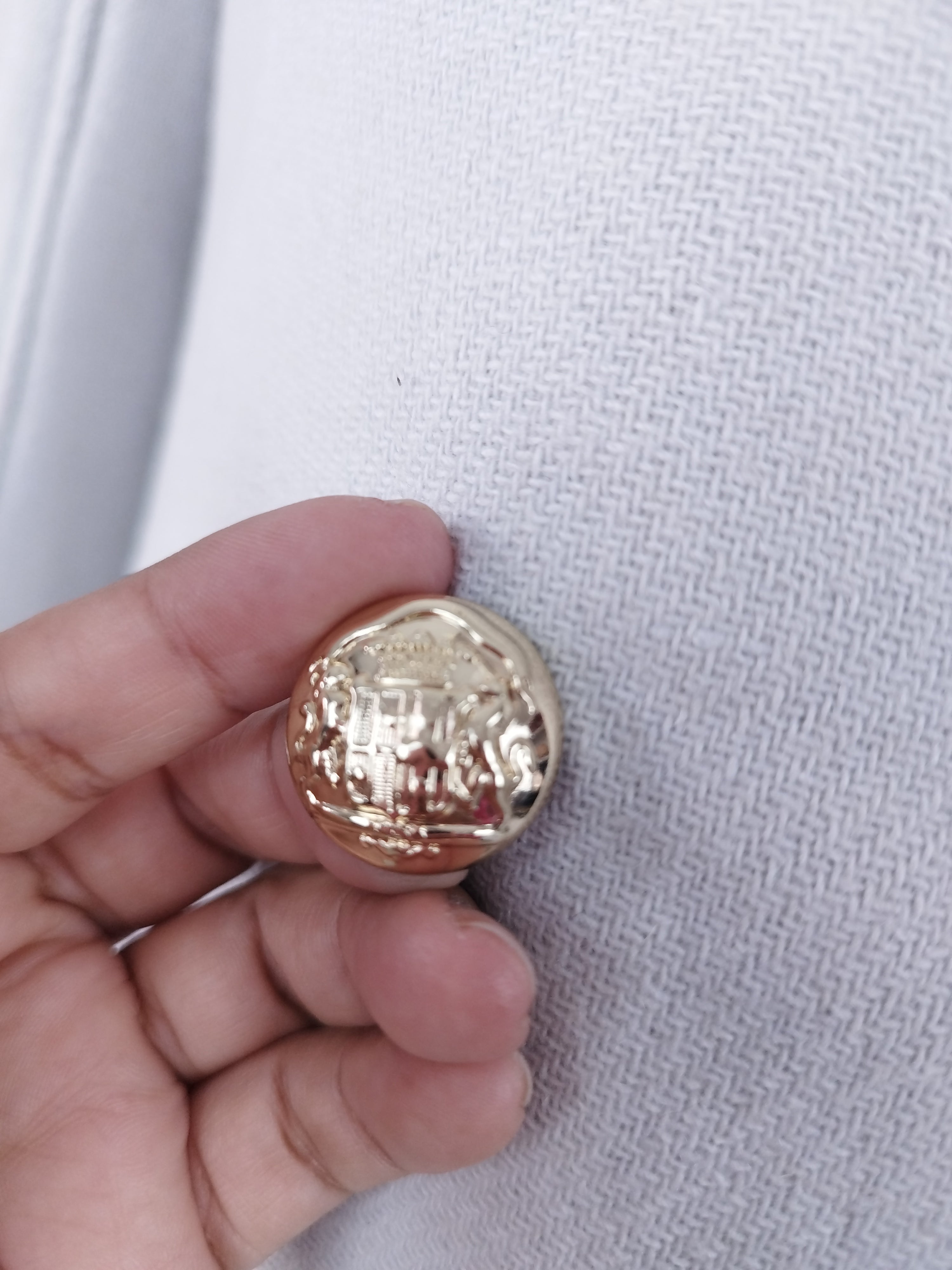 Abrigo Corto ZARA Lana