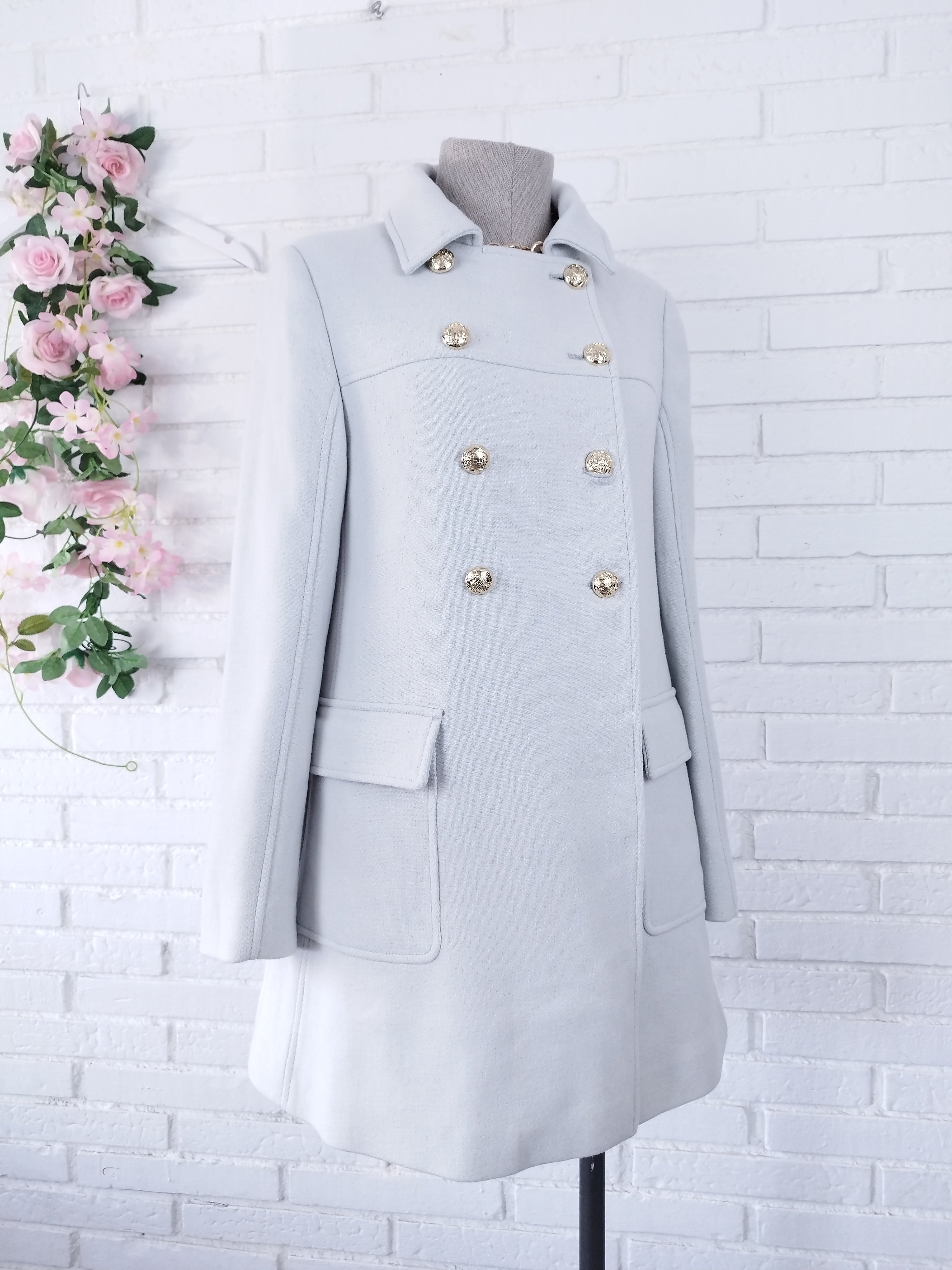 Abrigo Corto ZARA Lana