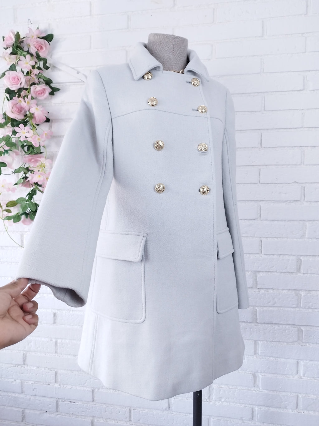 Abrigo Corto ZARA Lana