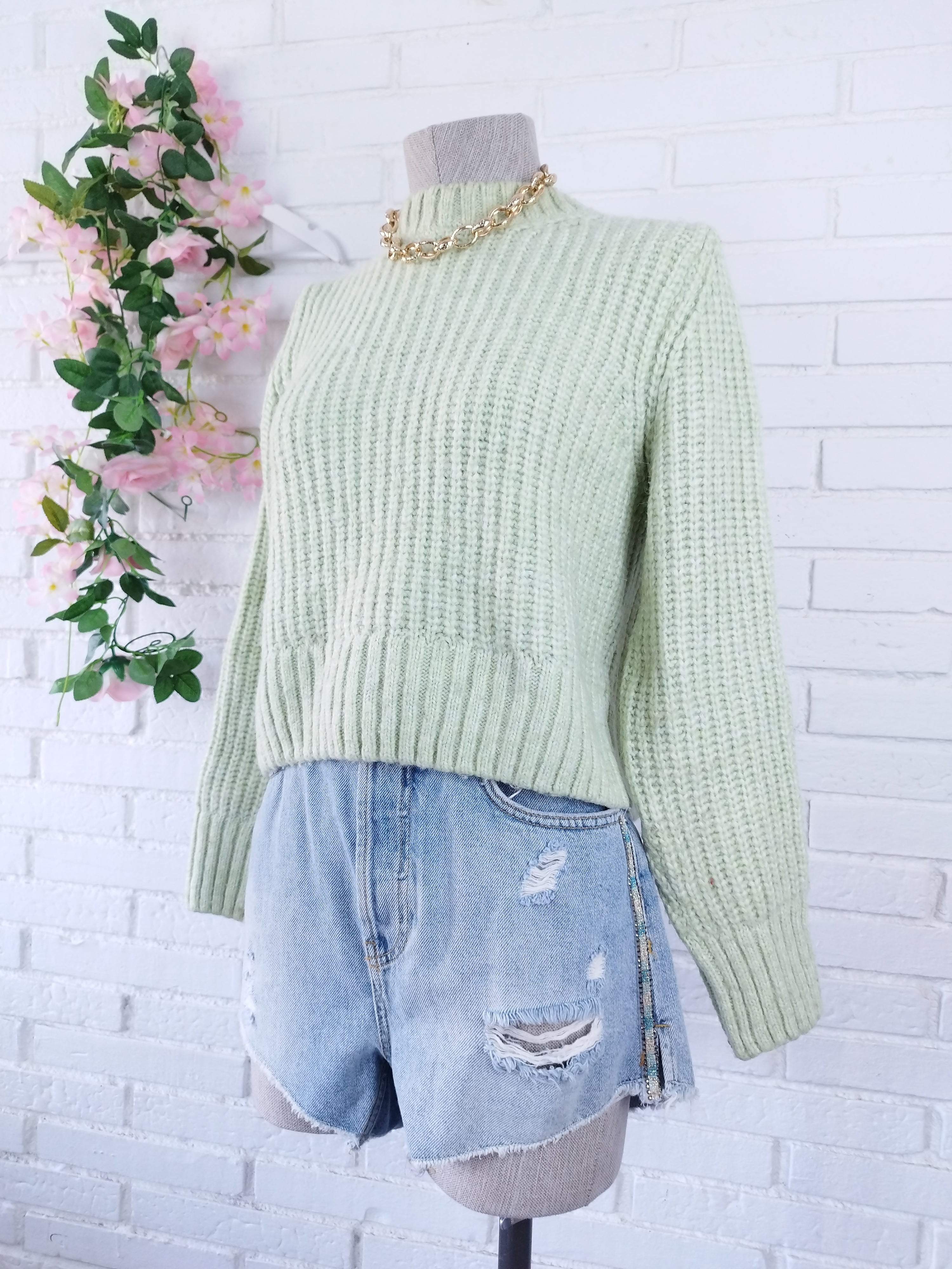 Jersey MASSIMO DUTTI Canalé Lana Alpaka