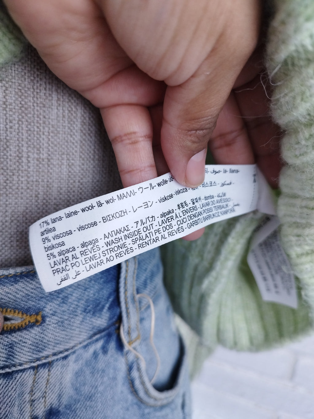 Jersey MASSIMO DUTTI Canalé Lana Alpaka