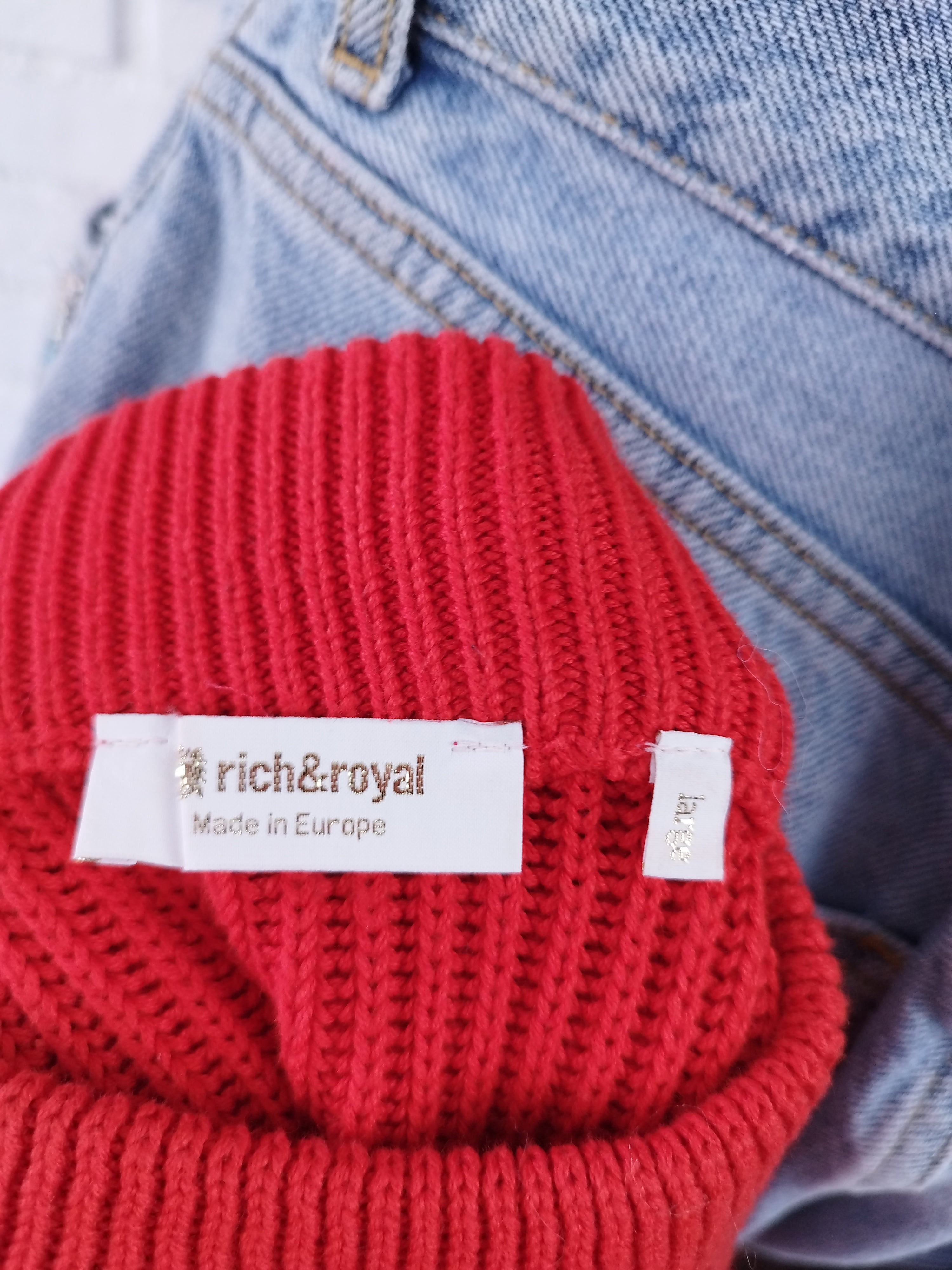 Jersey RICH & ROYAL  Canalado Algodón