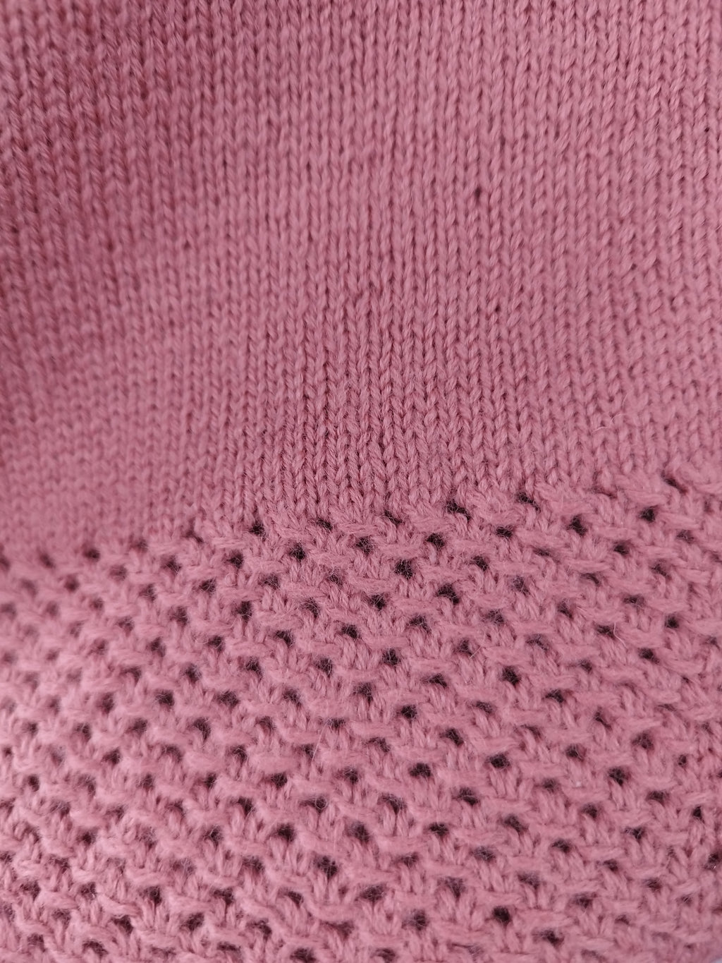 Vintage 90s Pink Cardigan — V-Neck, Wool Knit & Medium Texture
