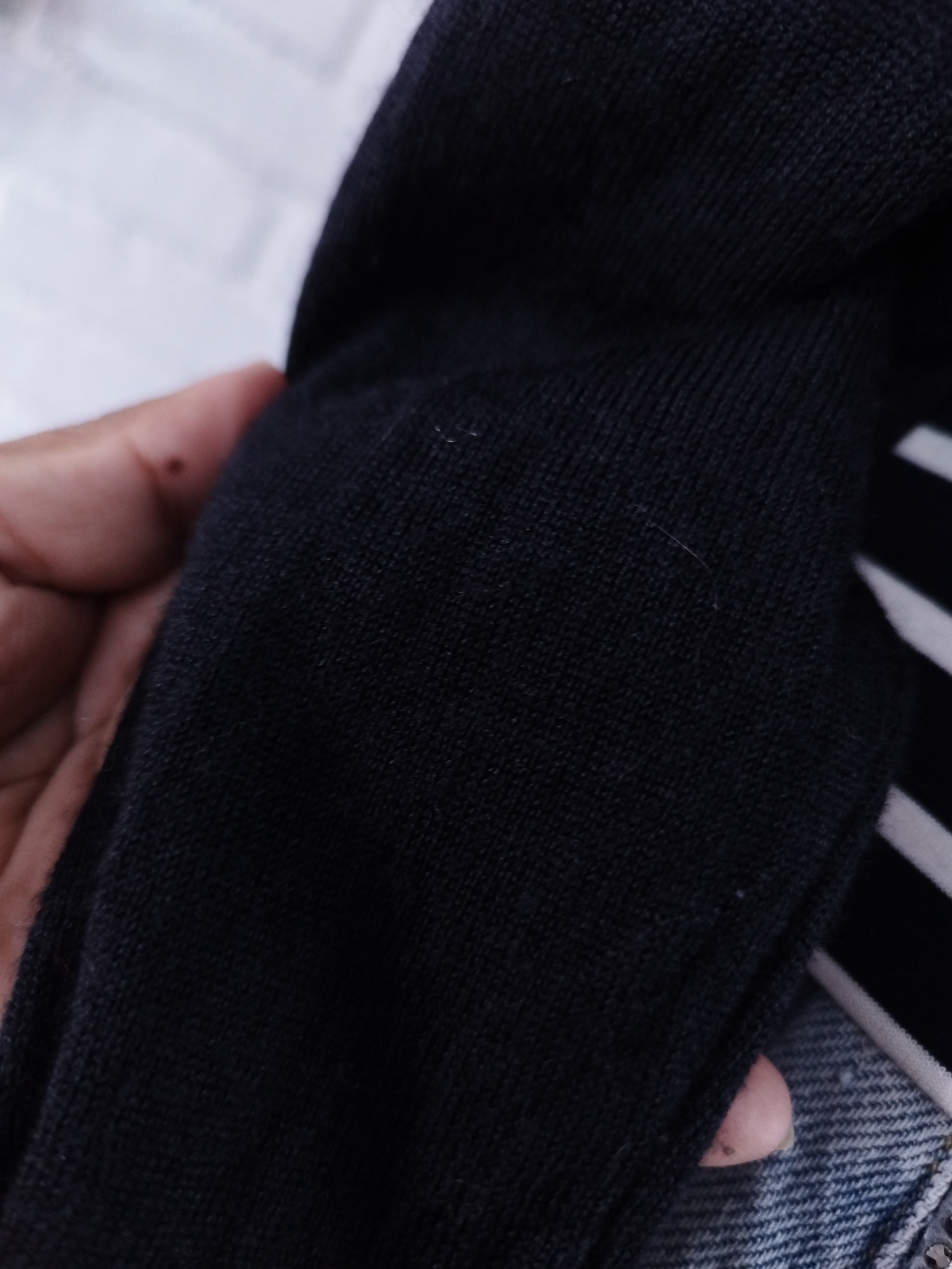 Christian Dior Blazer – Klassischer Schnitt, gestreifte Vorderseite, Baumwoll-Woll-Seide-Mischgewebe