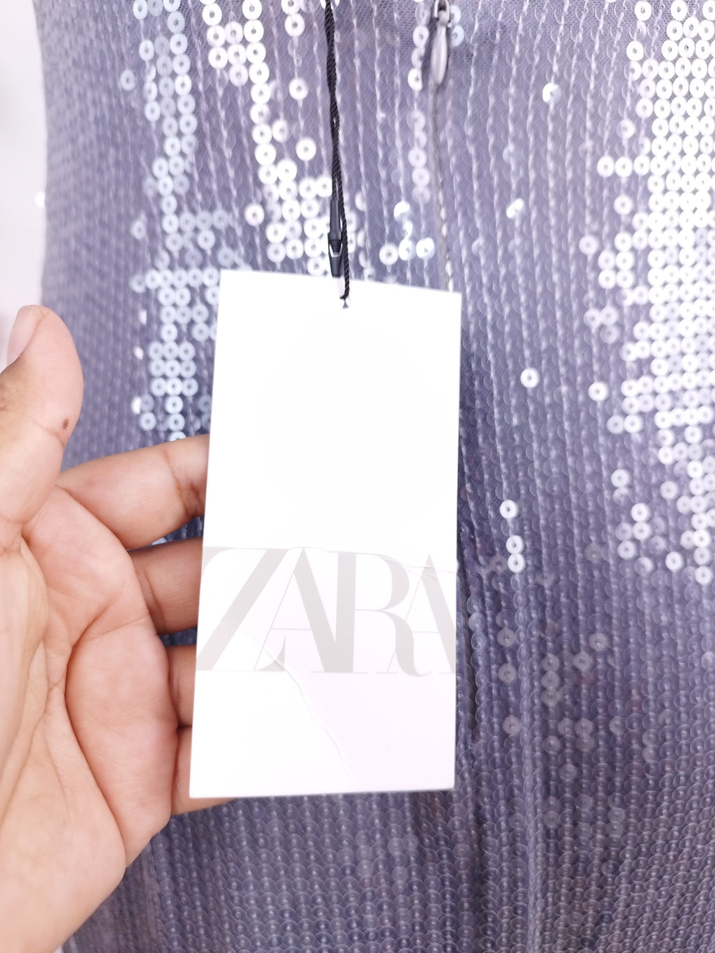 Vestido ZARA Fiesta Lentejuelas Lencero