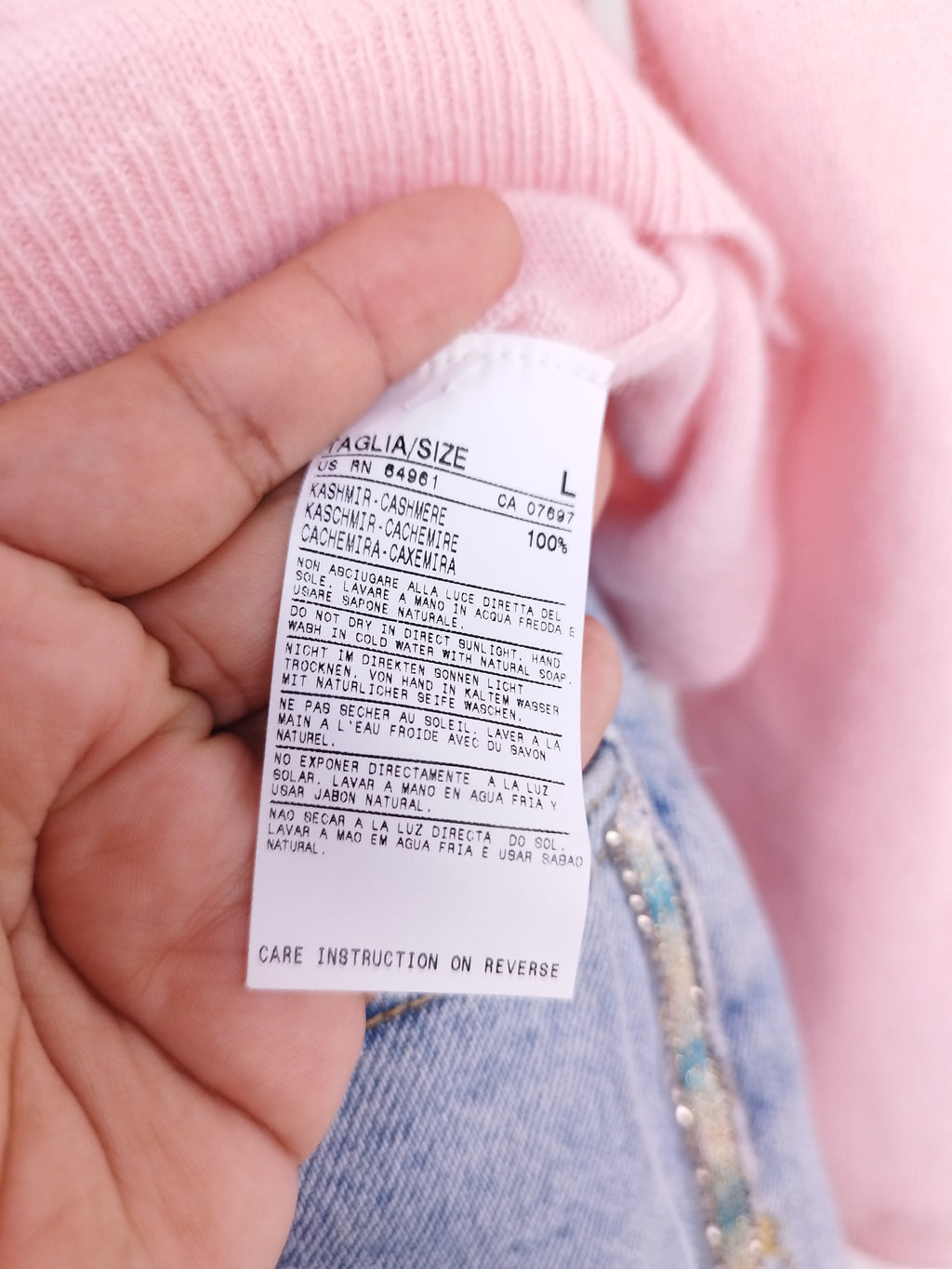 Trikot UNITED COLORS OF BENETTON 100% Kaschmir