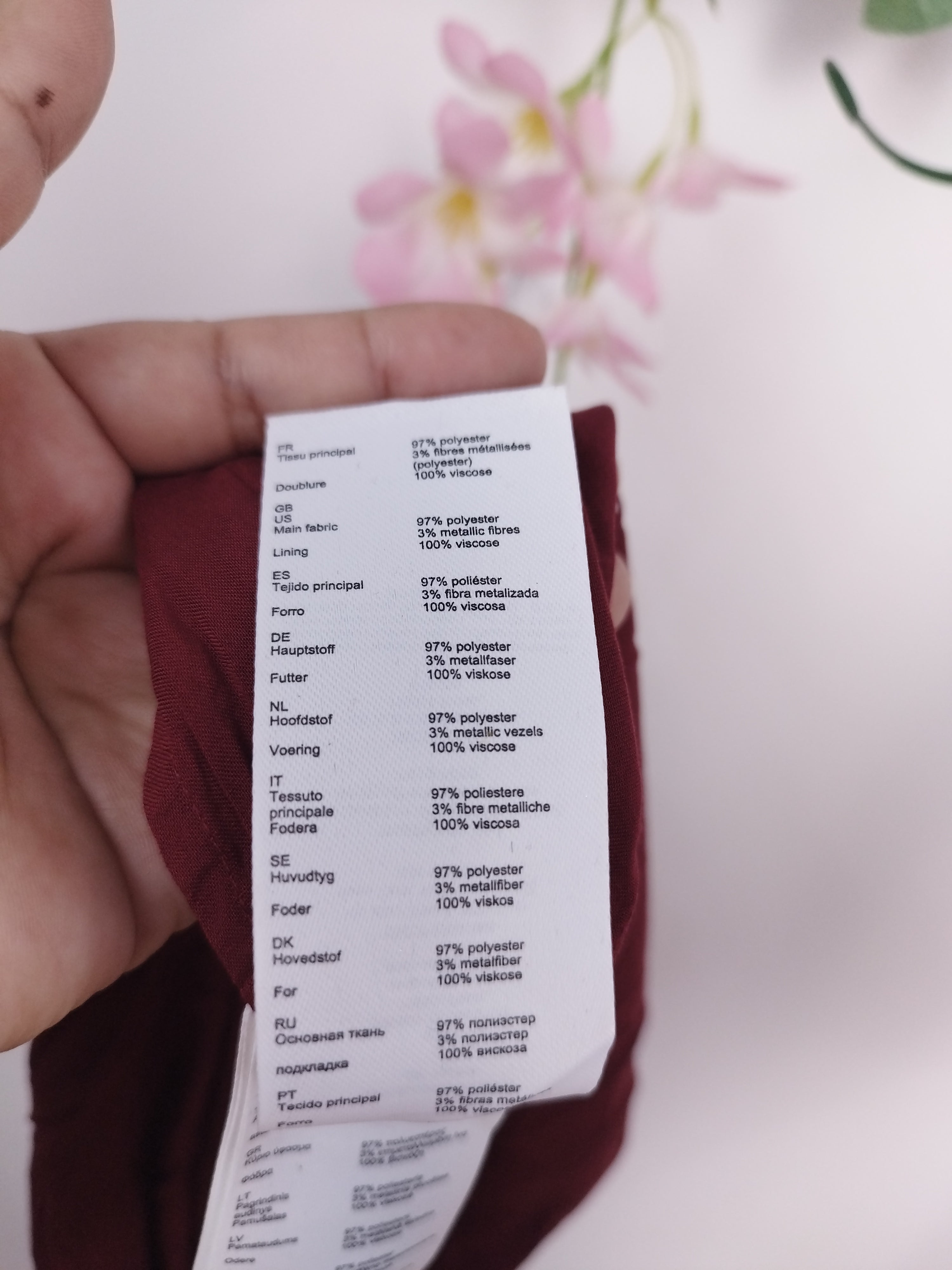 Falda MAJE Midi Fluida Hilos Metálicos