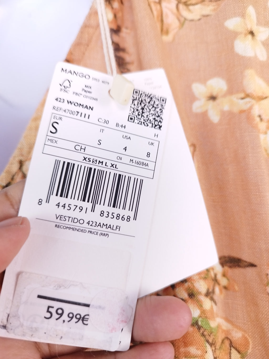 Falda SANDRO Midi Satinada Ibicenco