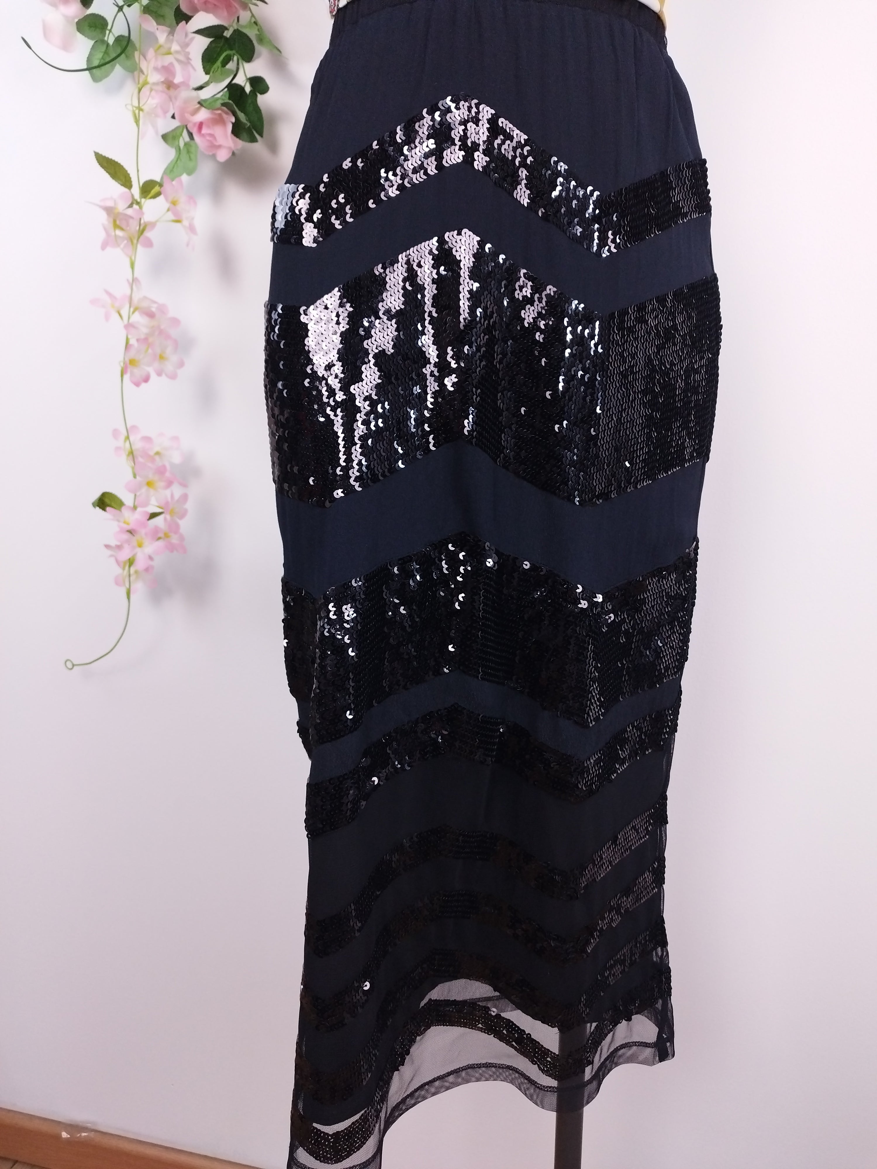 Falda TWIN-SET Fiesta con Lentejuelas