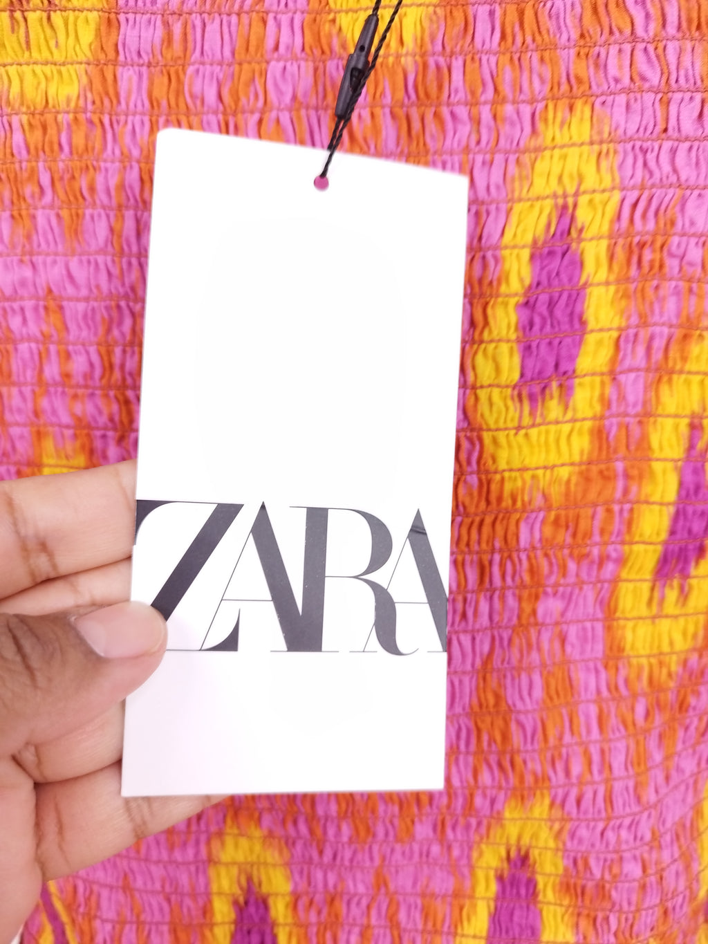 Vestido ZARA Largo Verano 100% algodón