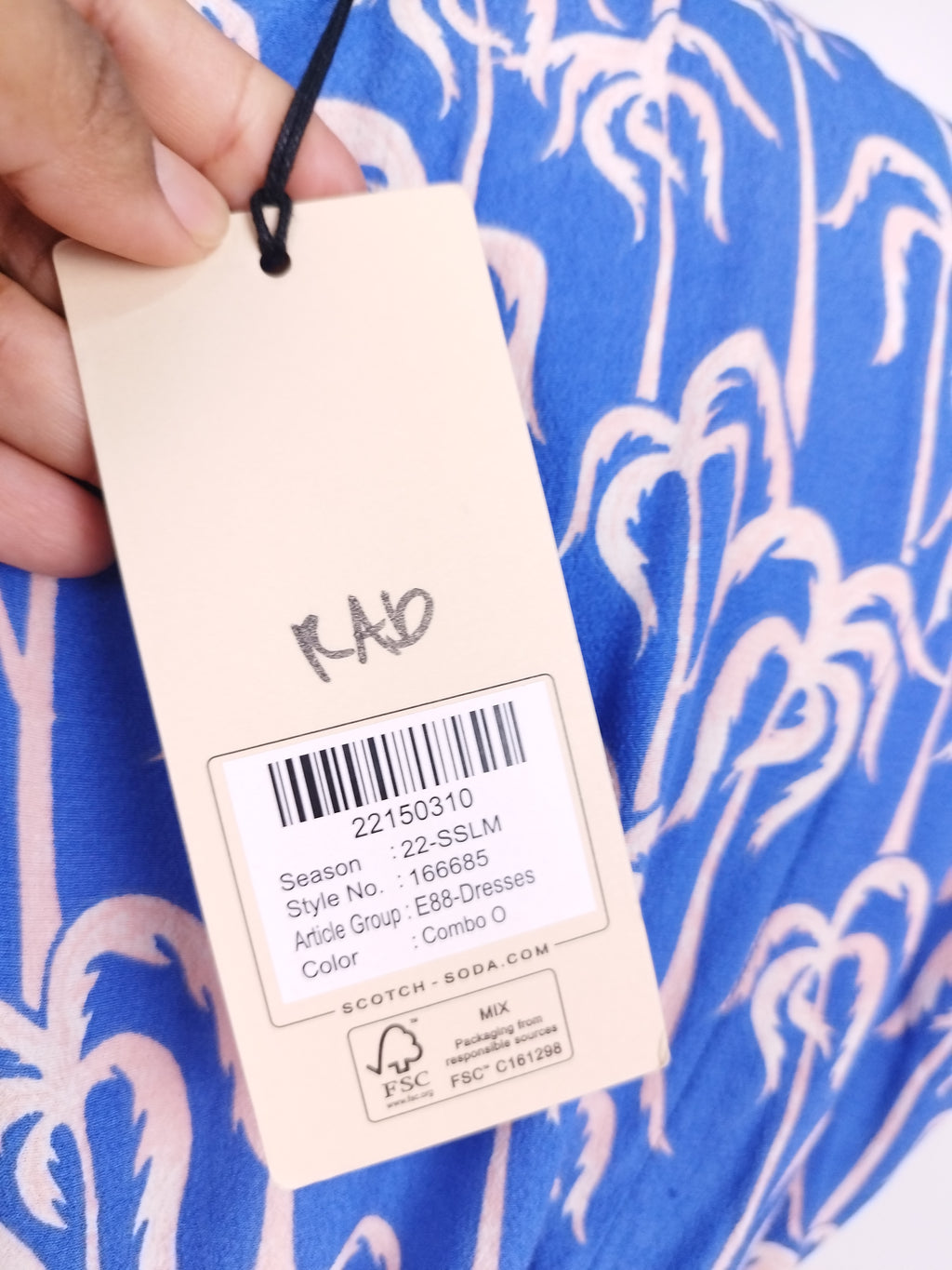 Kleid SCOTCH &amp; SODA Largo Cruzado