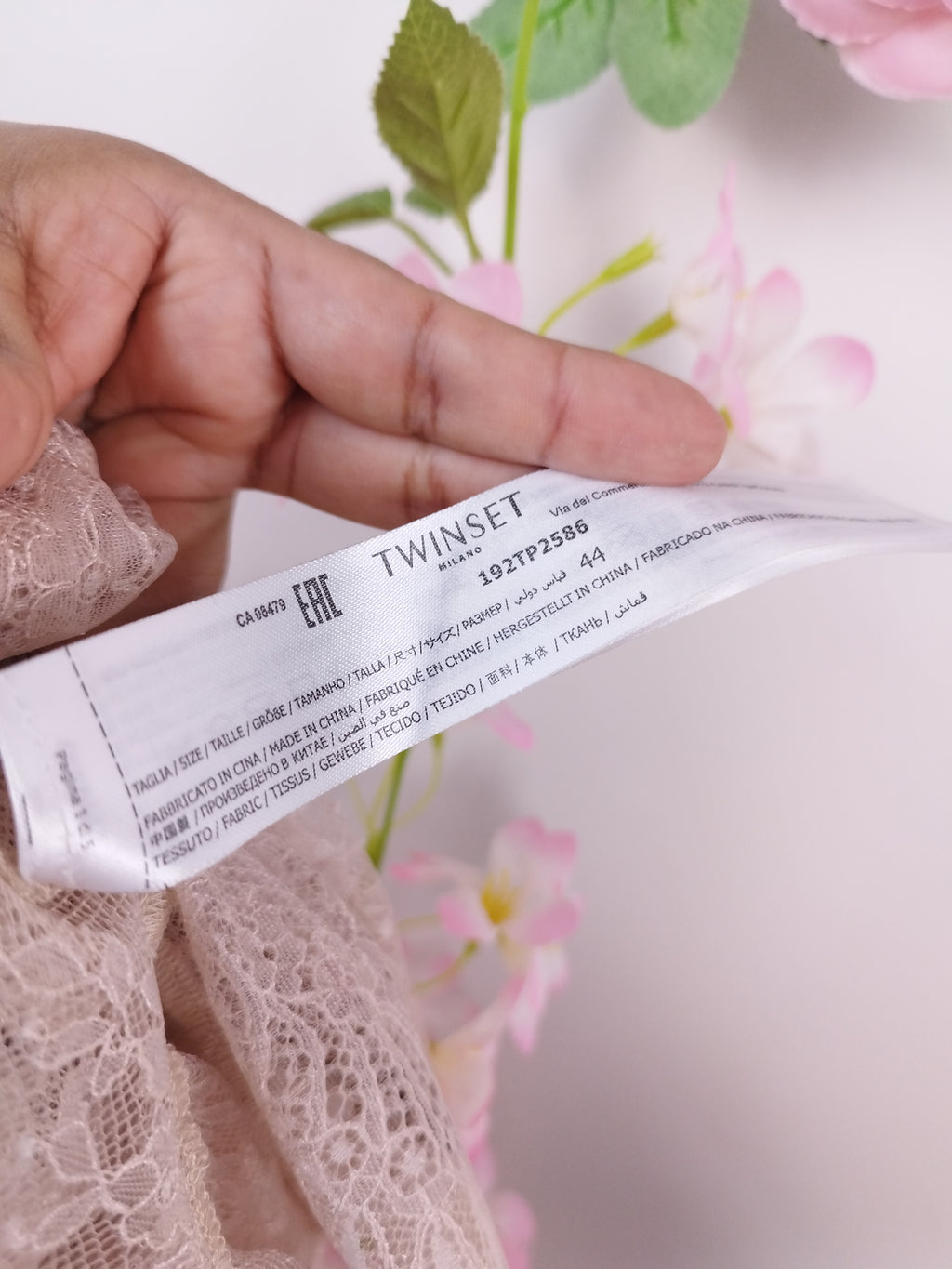 Vestido Twinset Encaje Ibicenco Romanántico