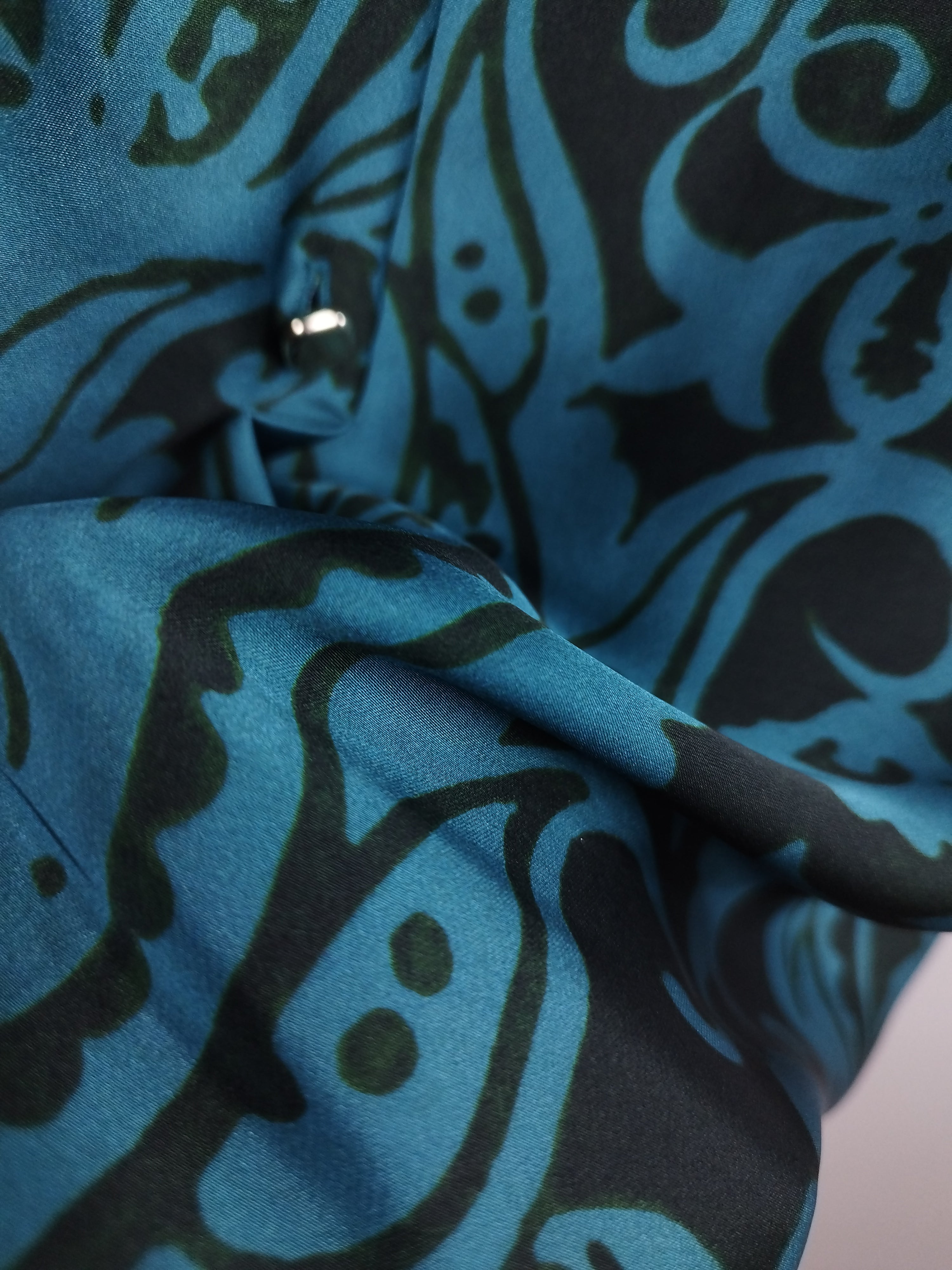 Vestido ZARA Largo Camisero satinado