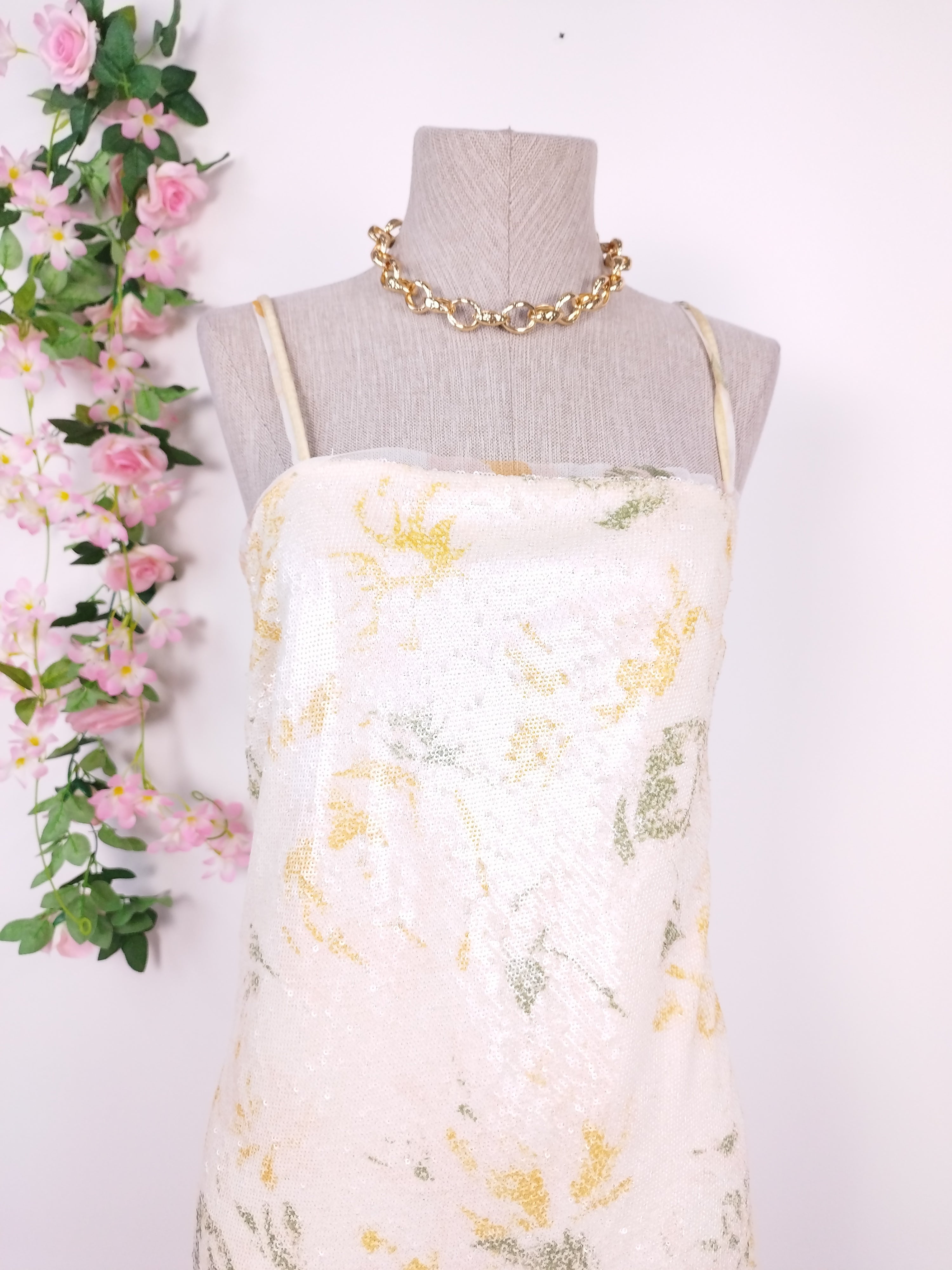 Vestido ZARA  Lentejuelas Fiesta Ibicenco