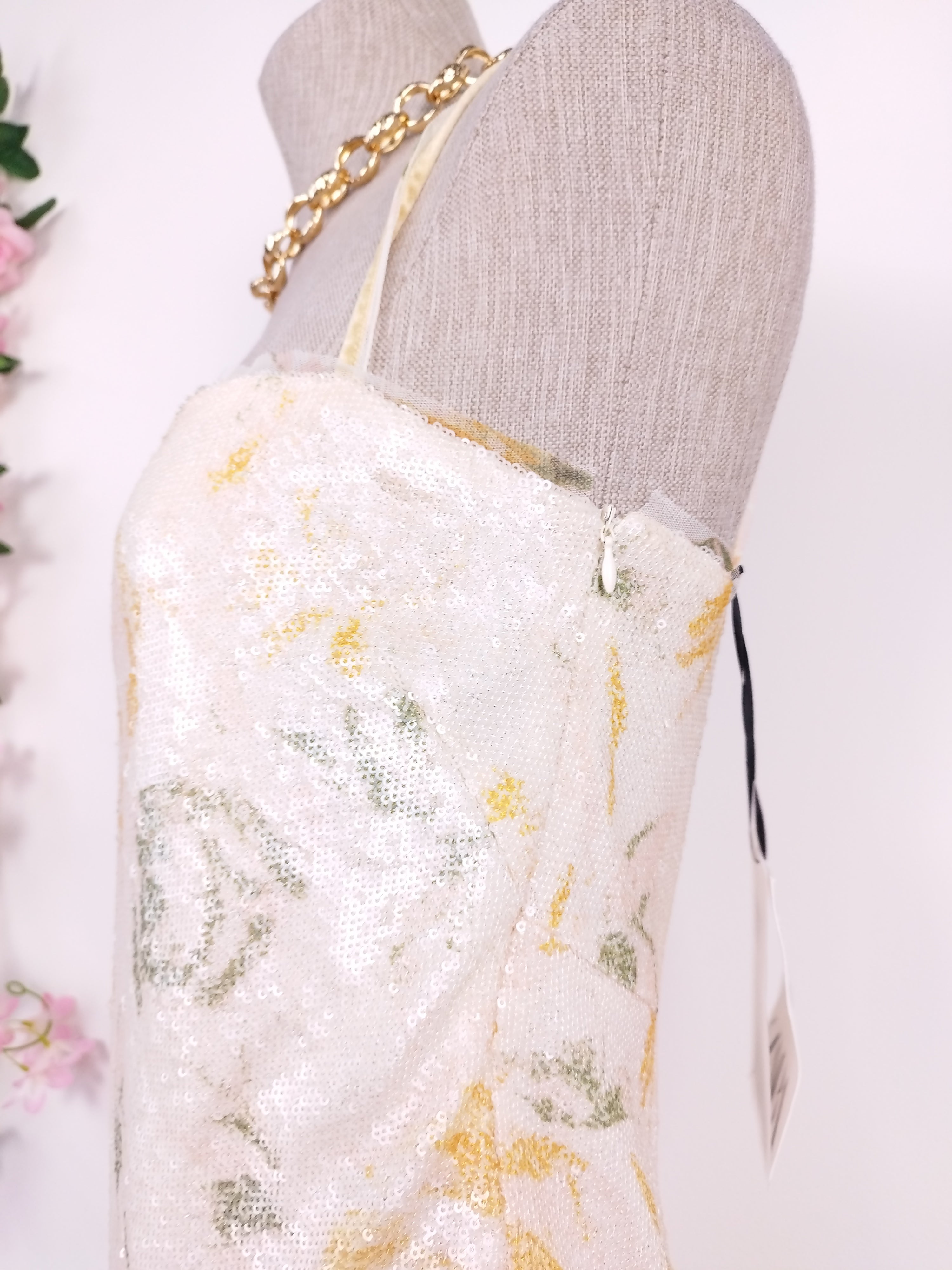 Vestido ZARA  Lentejuelas Fiesta Ibicenco