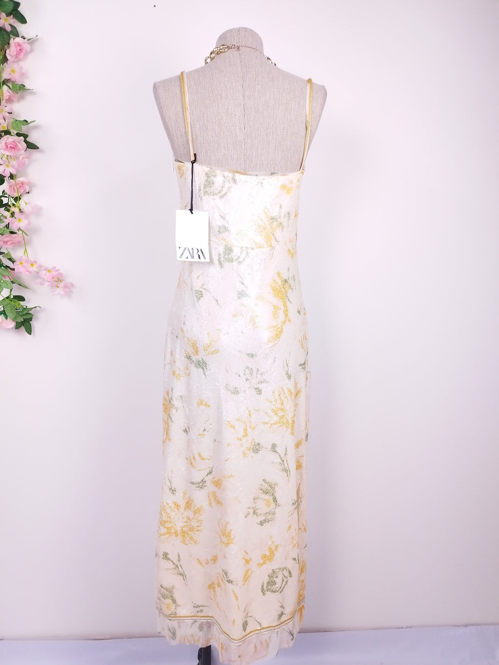 Vestido ZARA  Lentejuelas Fiesta Ibicenco