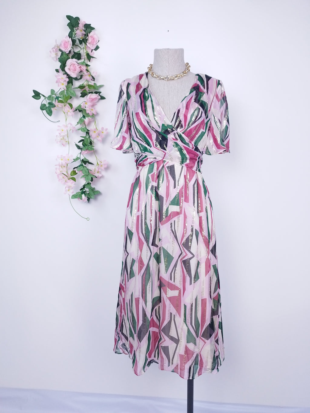 Vestido BA &amp; SH Fiesta Largo Cruzado